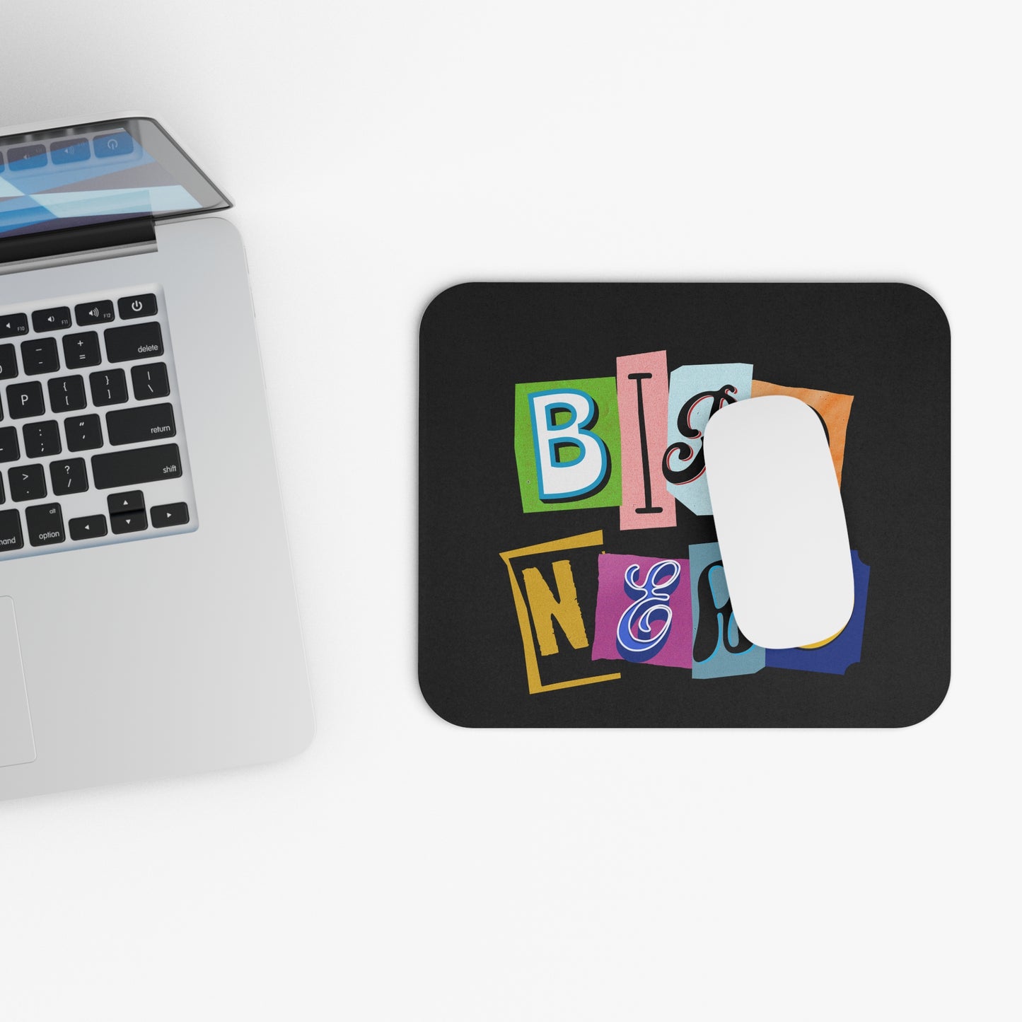 Colorful Bird Nerd Mouse Pad - Fun & Quirky Desk Accessory