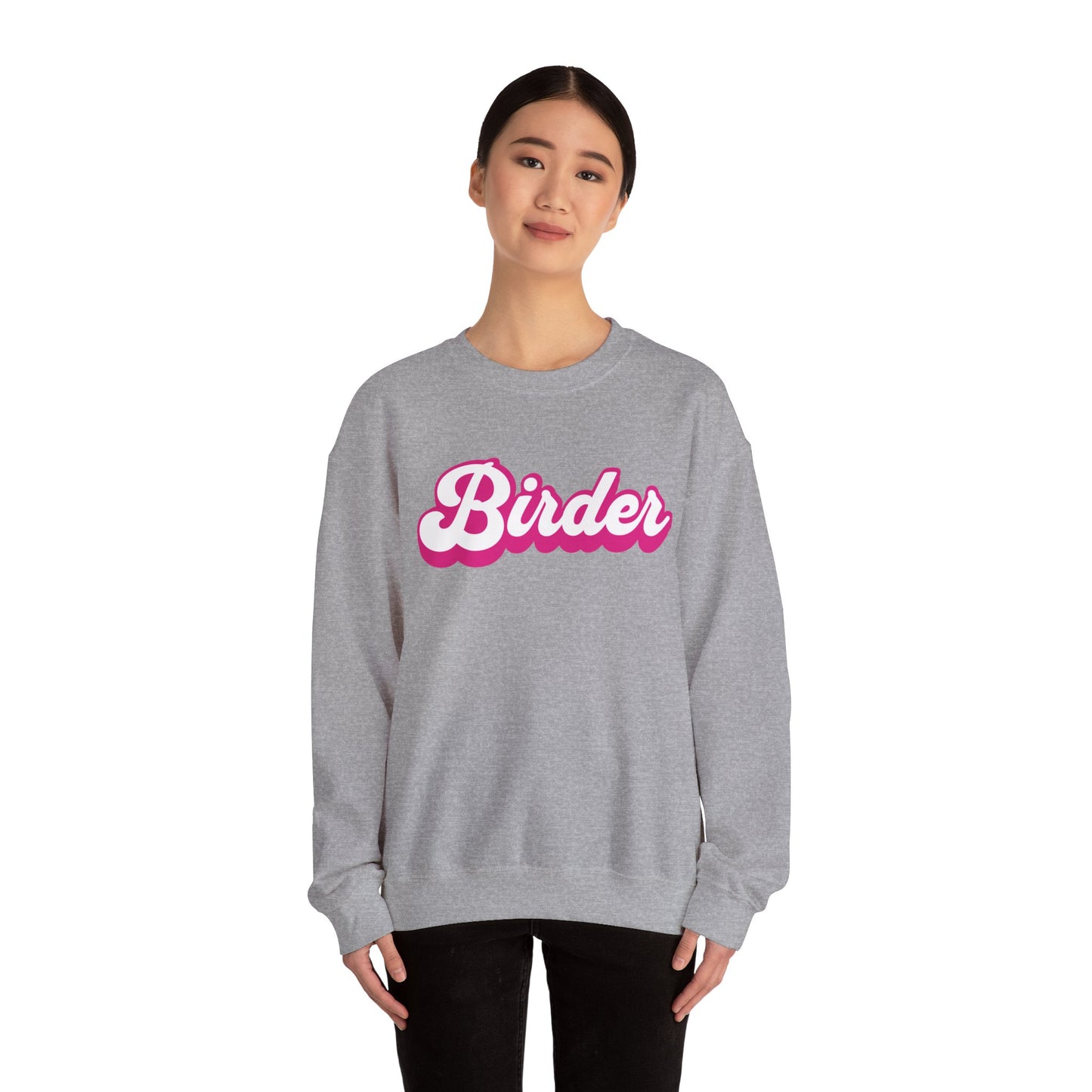 Birder Unisex Heavy Blend™ Crewneck Sweatshirt - Cozy Gift for Birdwatchers