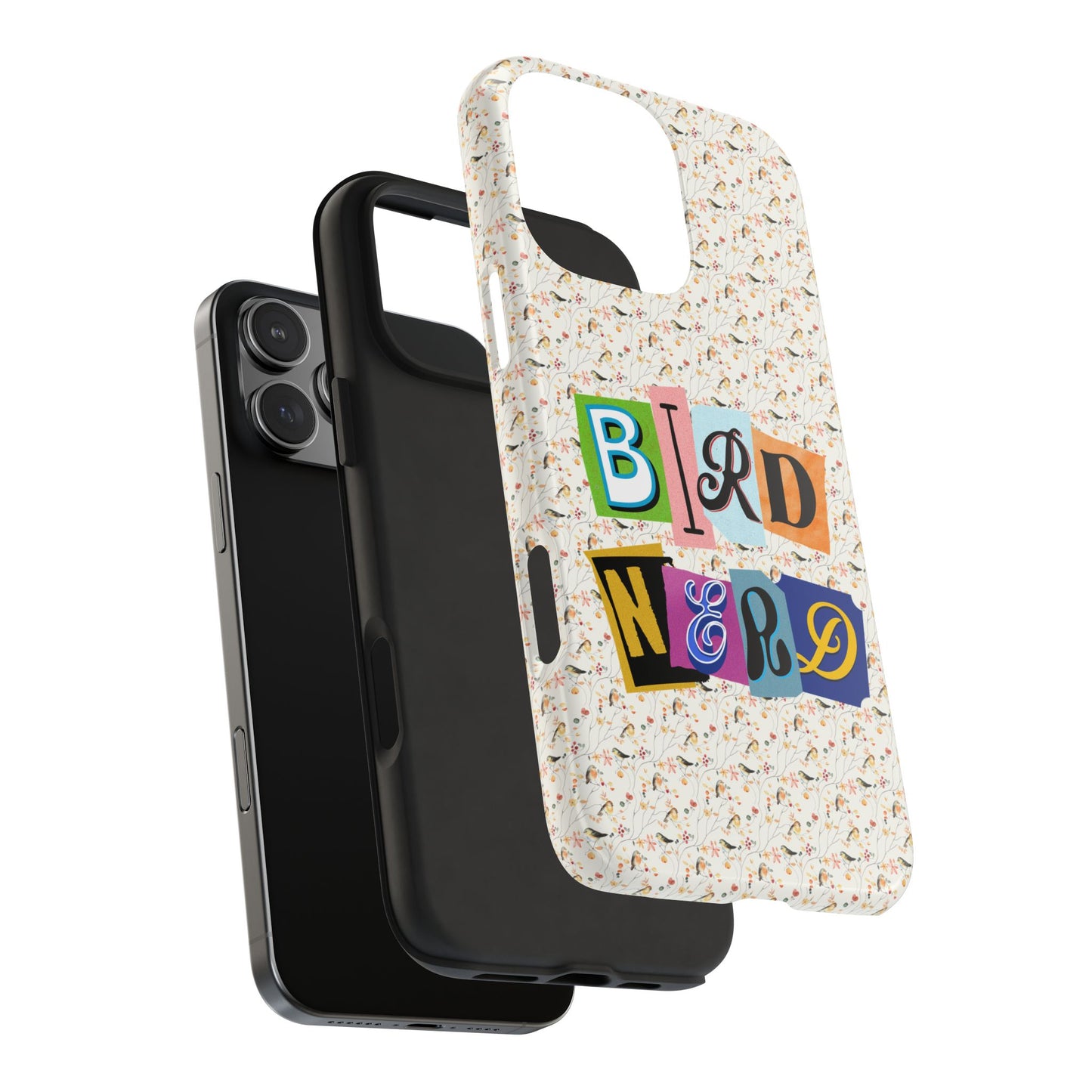 Bird Nerd Tough Phone Case - Fun & Colorful Design for Bird Lovers
