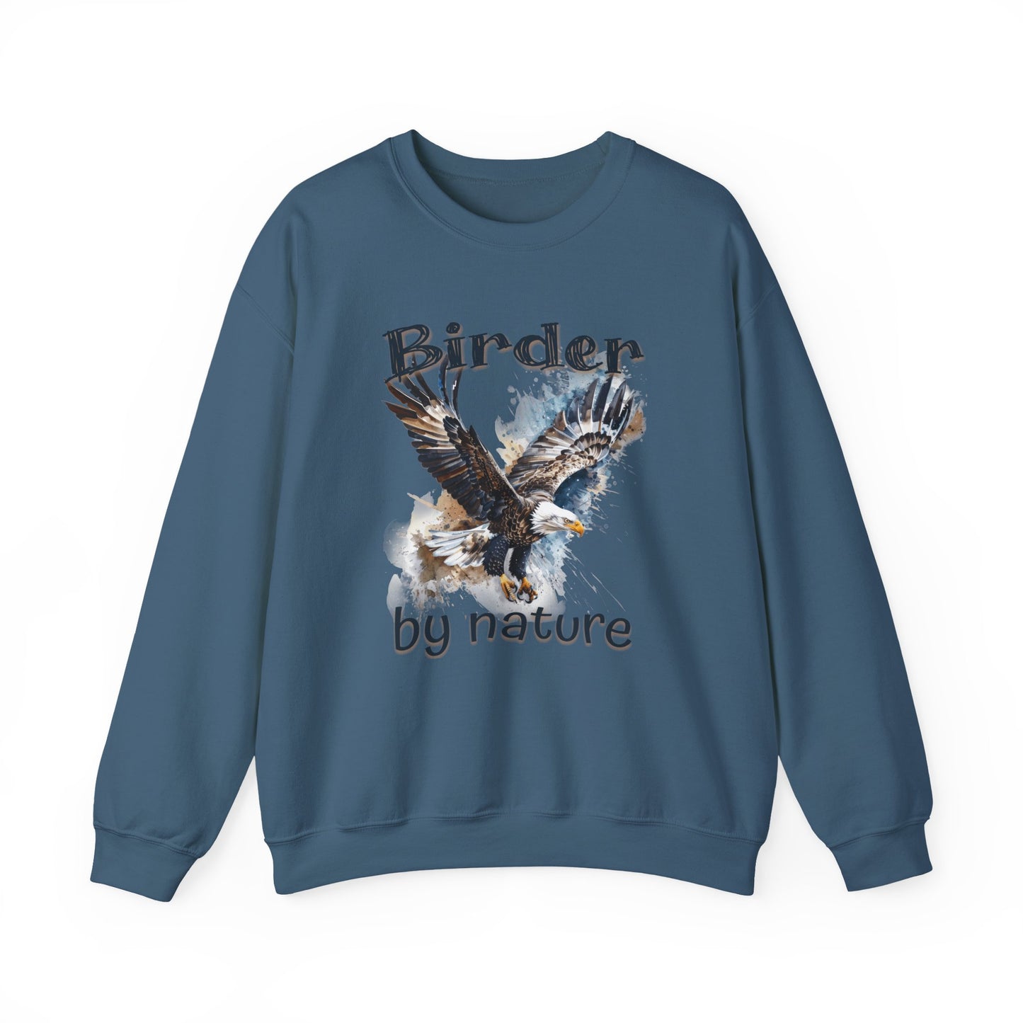 Eagle Birding By Nature Birding Enthusiast Crewneck Sweatshirt