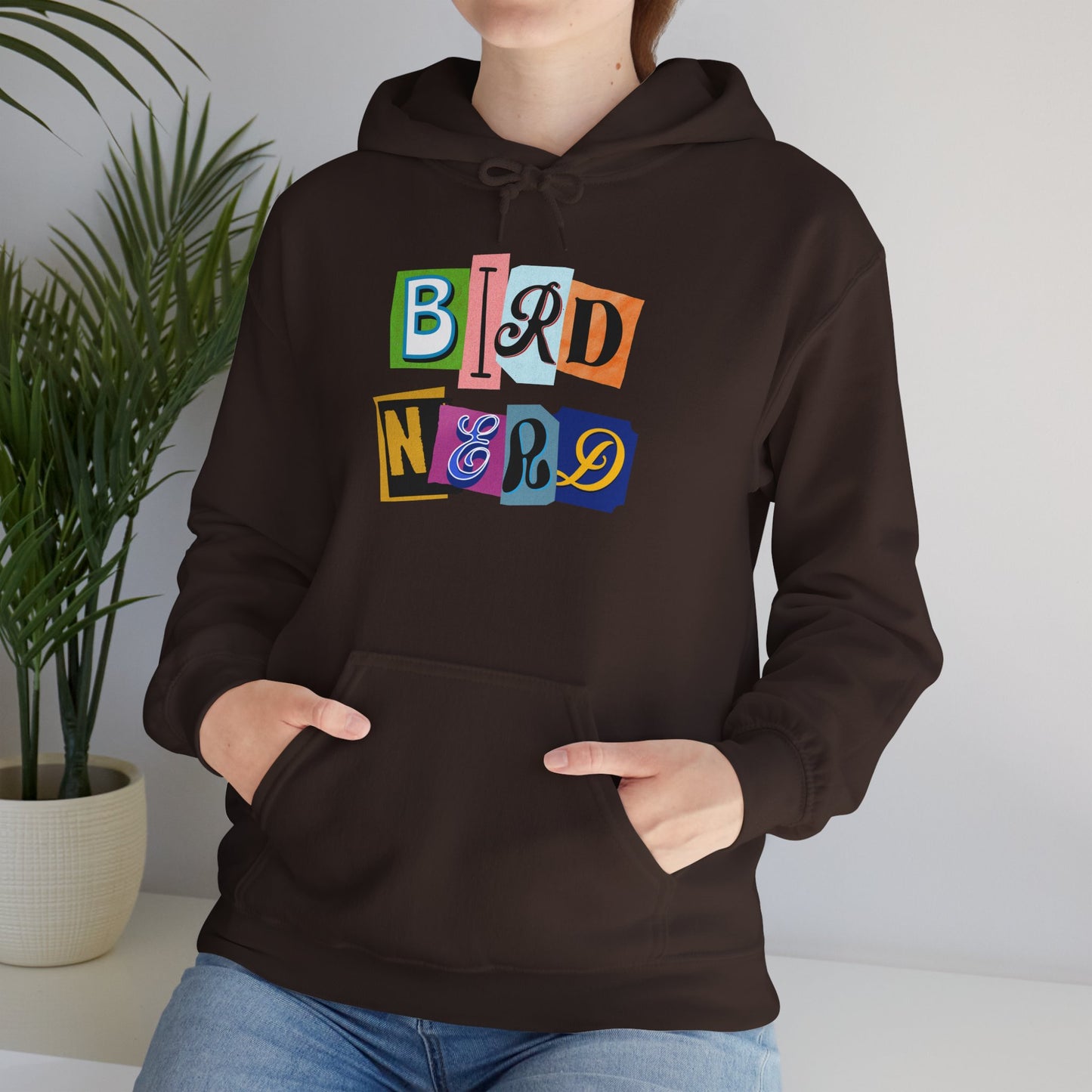 Bird Nerd Unisex Hooded Sweatshirt - Cozy Gift for Birdwatchers, Nature Lovers, Casual Style, Eco-Friendly, Every Day Wear