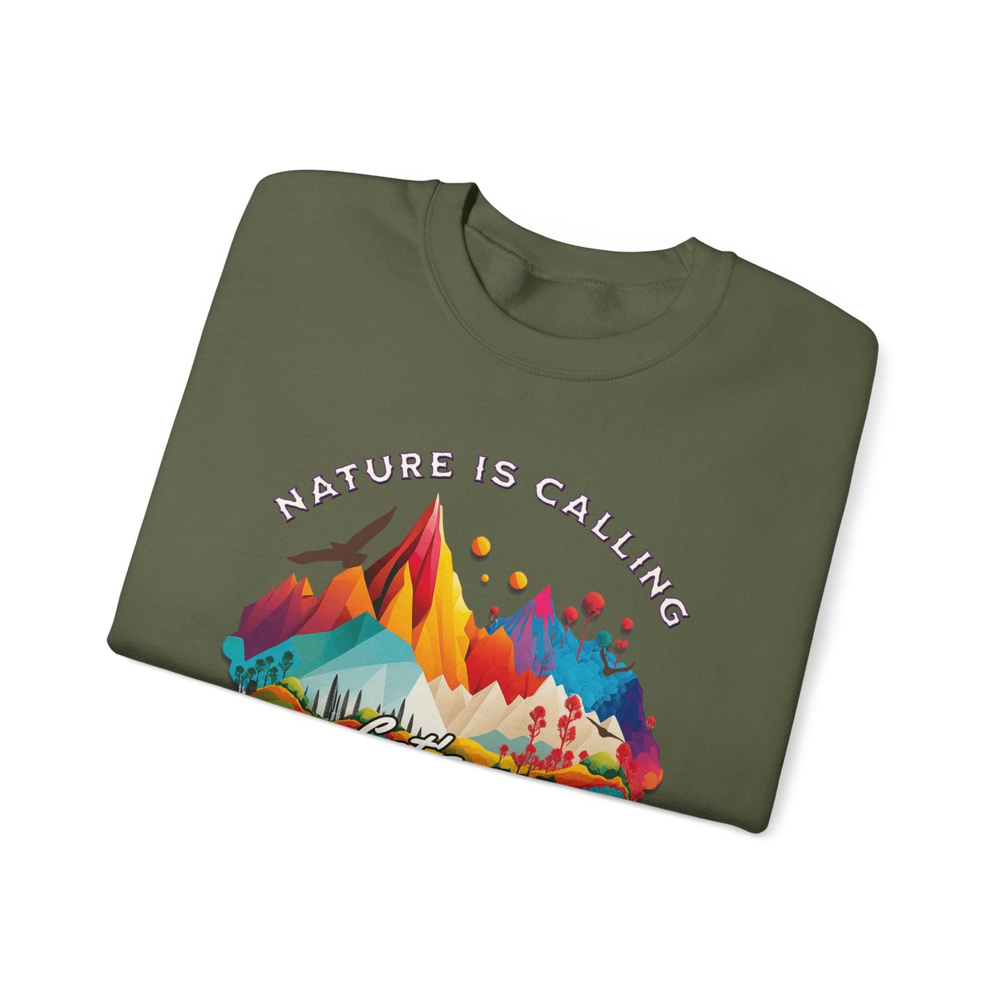 Nature is Calling Birding Sweatshirt | Unisex Heavy Blend™ Crewneck for Outdoor Lovers