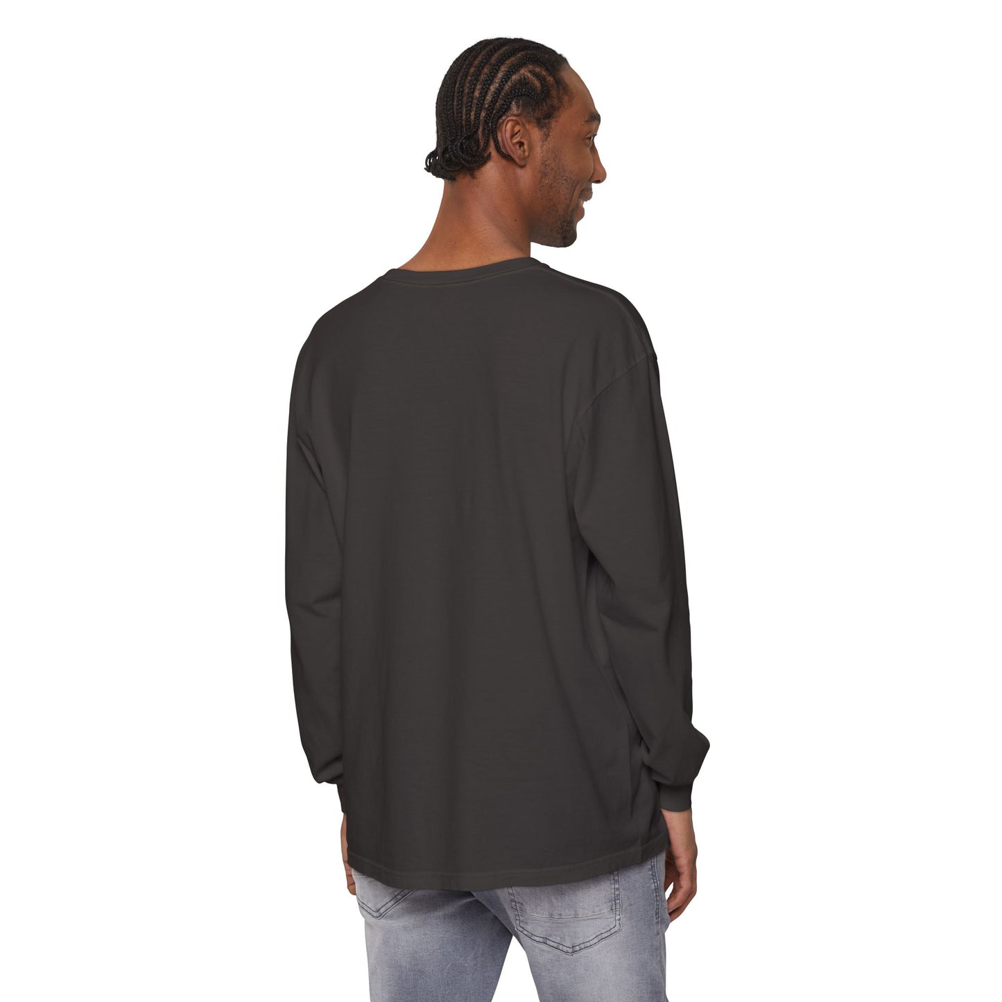 Peace Love Birds Long Sleeve T-Shirt - Unisex Garment-Dyed Tee for Relaxed Vibes