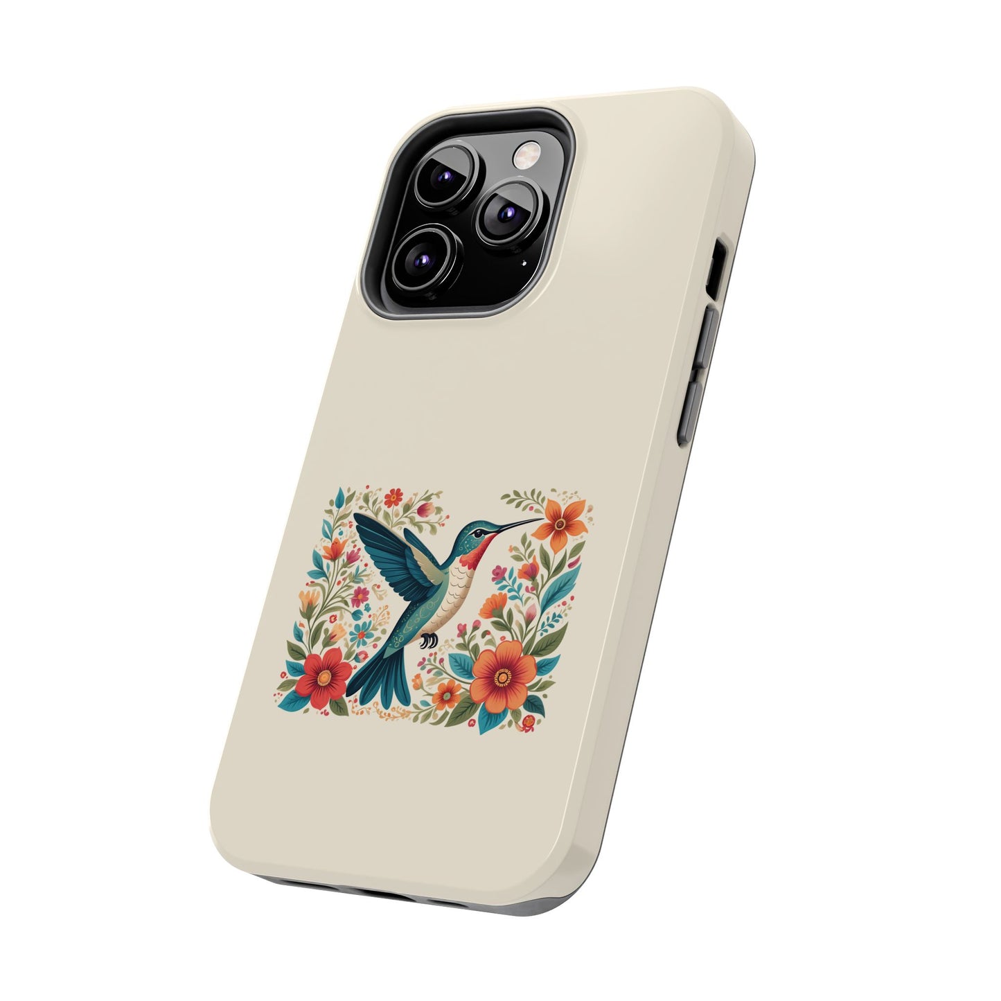 Hummingbird in Bloom Tough Phone Cases