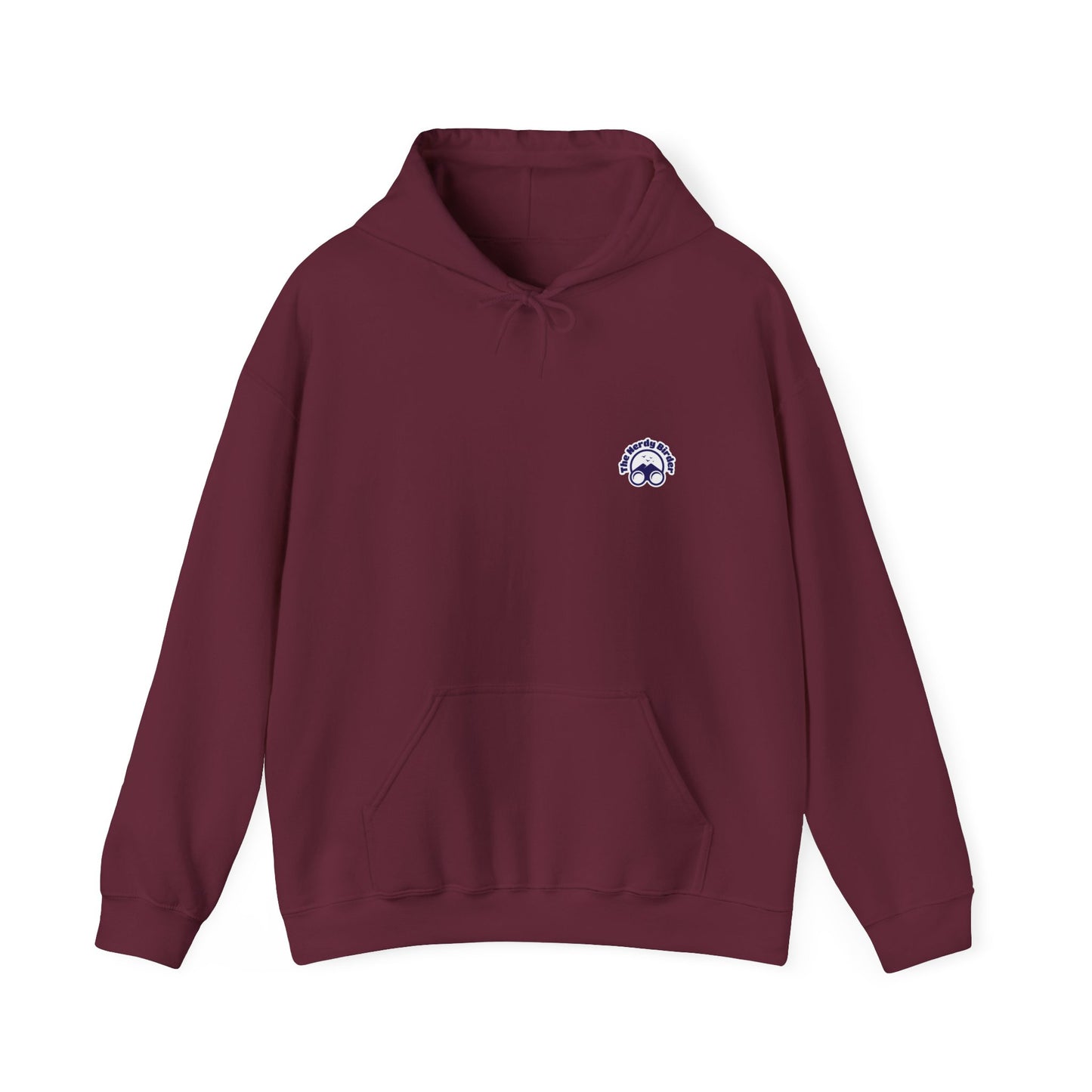 The Nerdy Birder - Easily Distracted by Birds Back Design Unisex Hoodie - Cozy Sweatshirt for Nature Lovers
