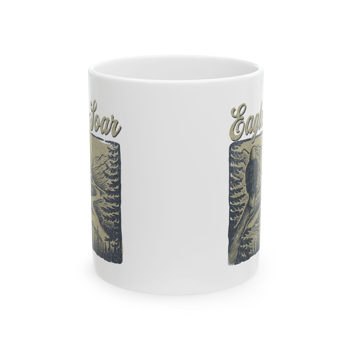 Eagles Soar Ceramic Mug - Perfect for Gifting and Celebrations