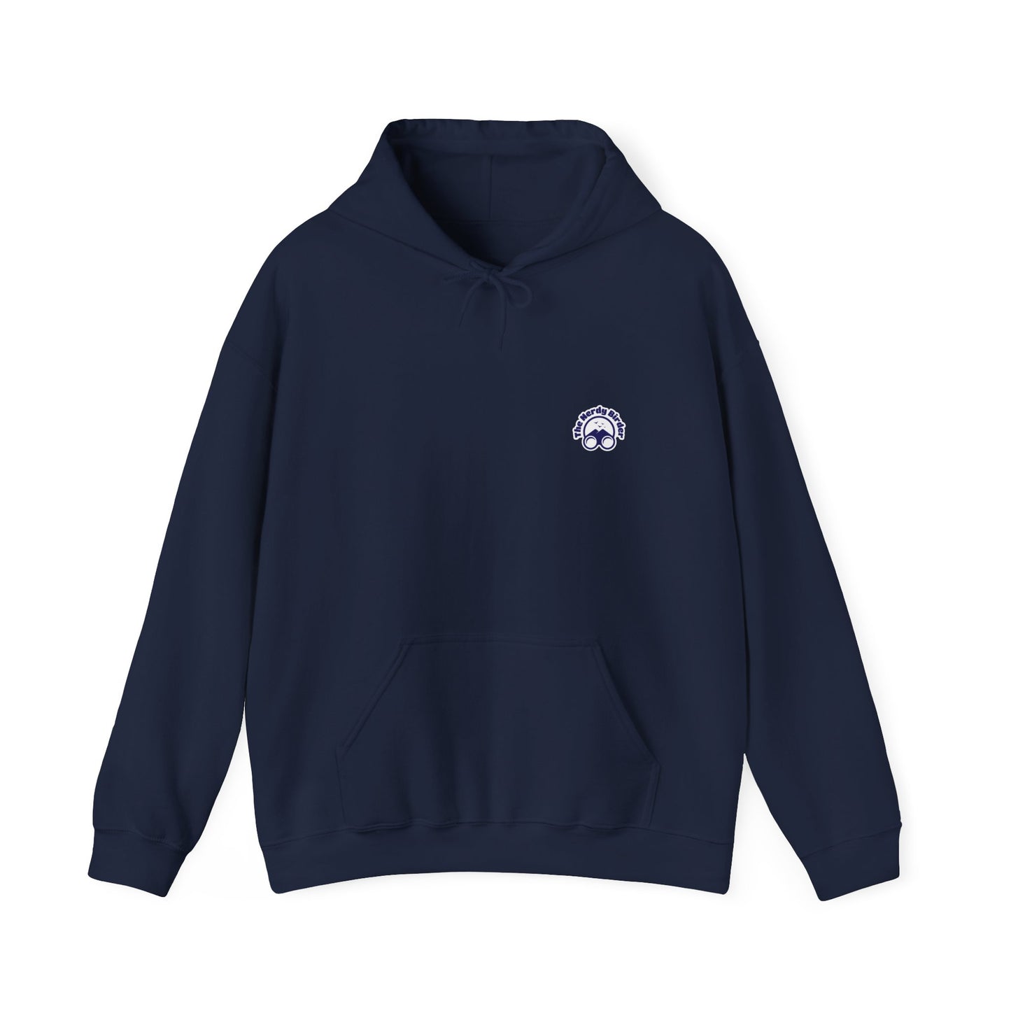 The Nerdy Birder - Easily Distracted by Birds Back Design Unisex Hoodie - Cozy Sweatshirt for Nature Lovers