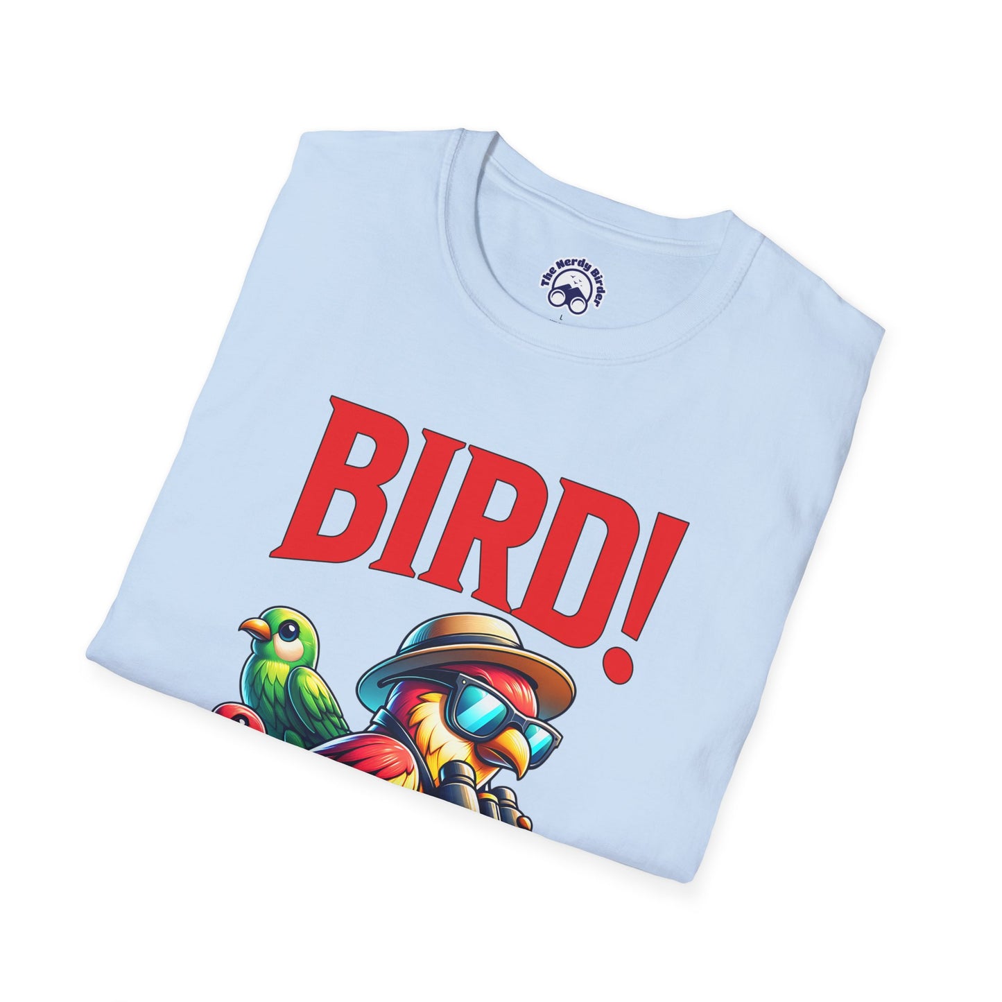 Colorful BIRD! Unisex Softstyle T-Shirt