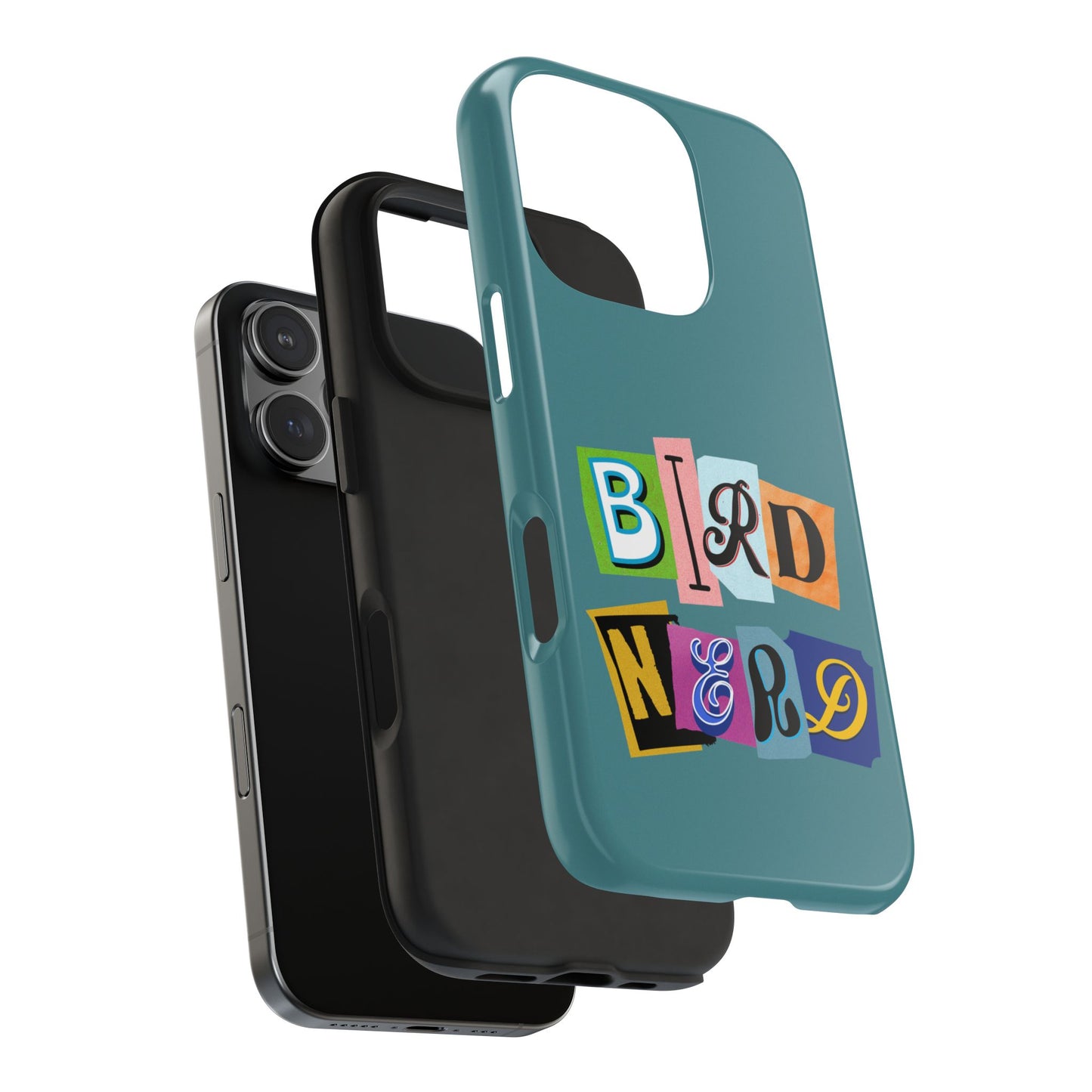 The Nerdy Birder - Bird Nerd Tough Phone Cover for Bird Lovers, Unique Gift for Wildlife Enthusiasts