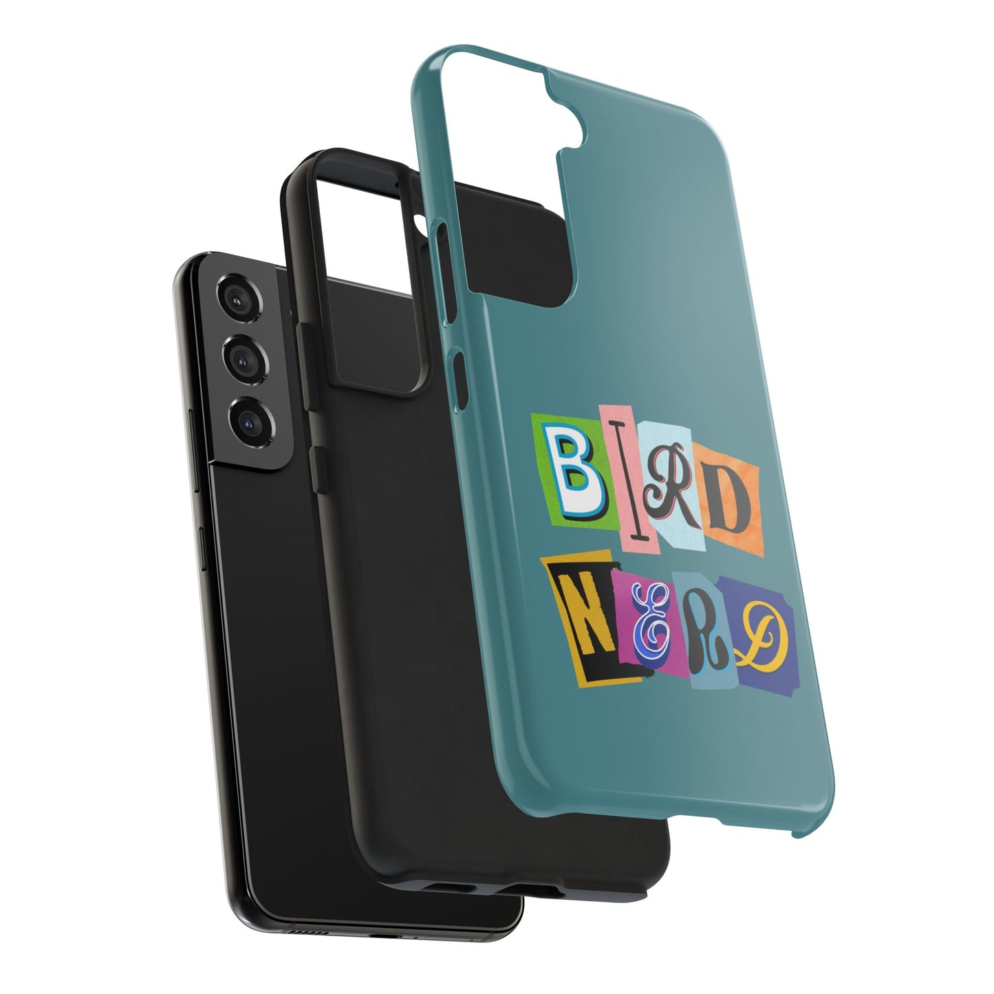 The Nerdy Birder - Bird Nerd Tough Phone Cover for Bird Lovers, Unique Gift for Wildlife Enthusiasts