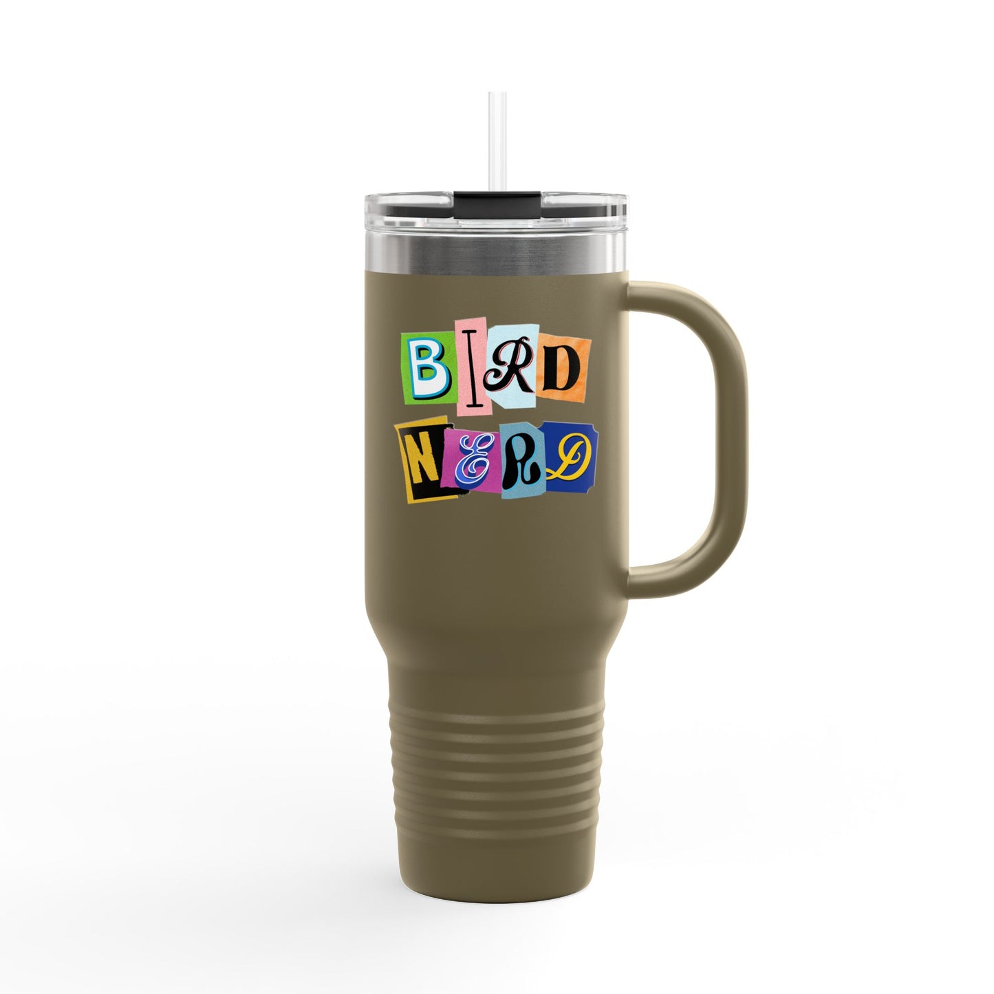 The Nerdy Birder Bird Nerd Insulated Travel Mug, 40oz