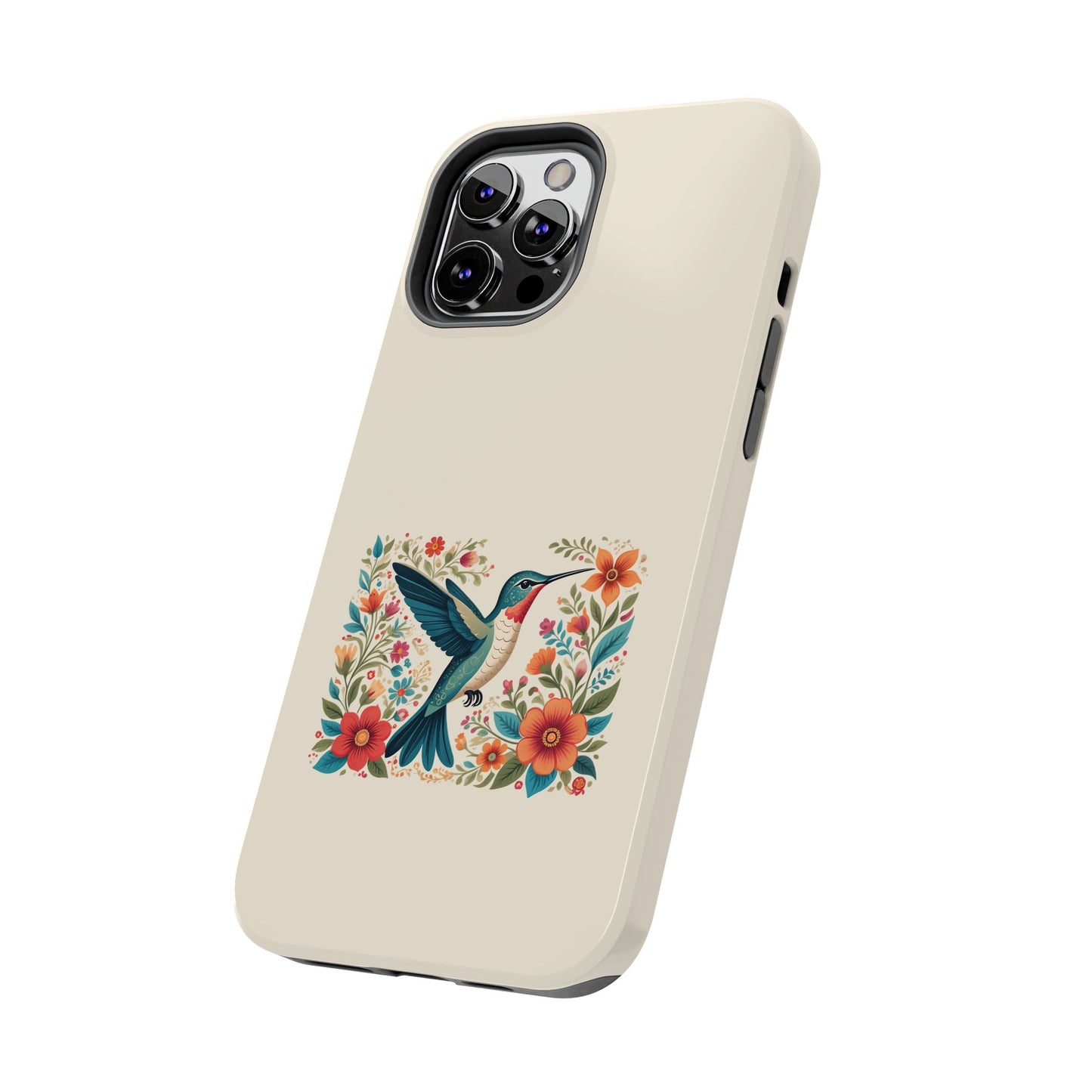 Hummingbird in Bloom Tough Phone Cases
