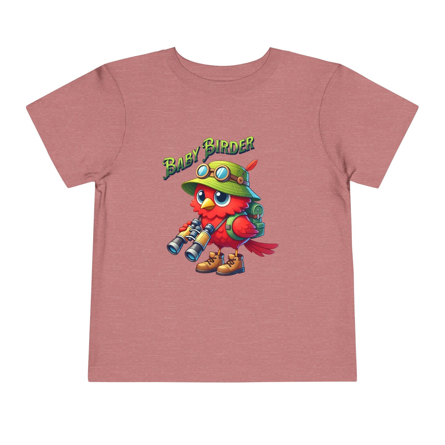 The Nerdy Birder - Cute Toddler T-Shirt with Baby Birder Tee