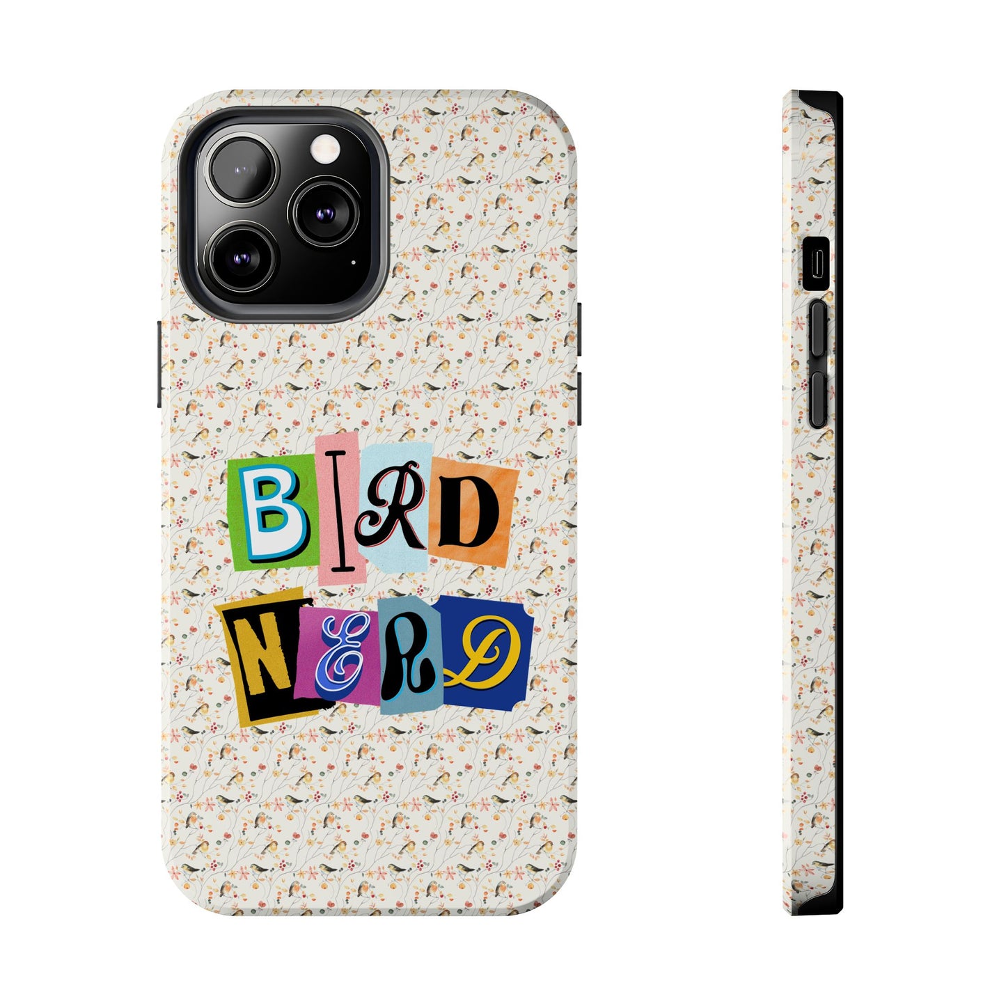 Bird Nerd Tough Phone Case - Fun & Colorful Design for Bird Lovers