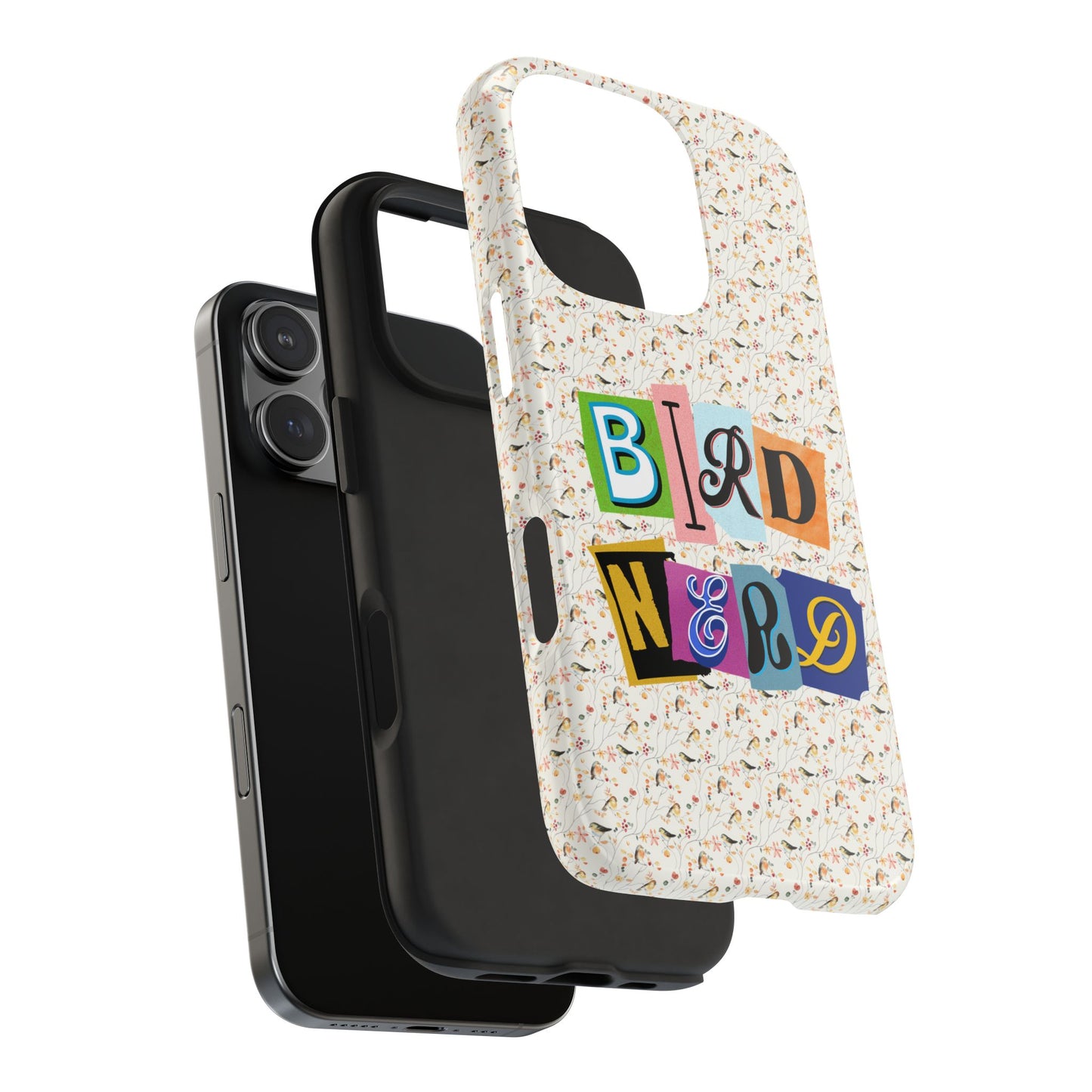 Bird Nerd Tough Phone Case - Fun & Colorful Design for Bird Lovers