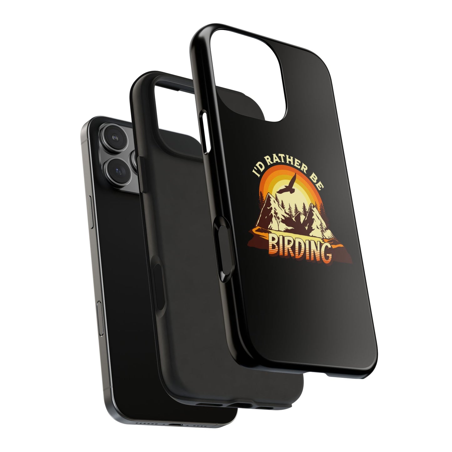 Birding Adventure Tough Phone Case - I'd Rather Be Birding