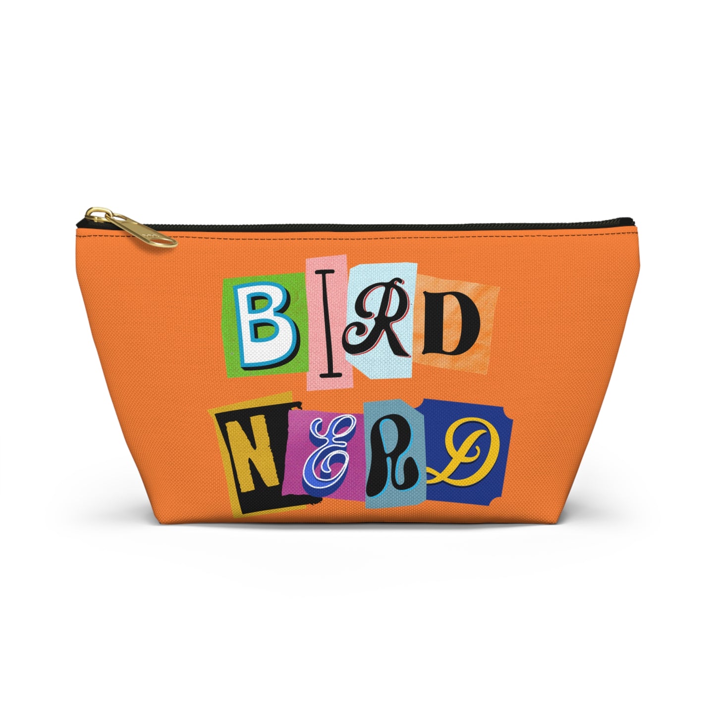 Colorful Bird Nerd Accessory Pouch - Fun & Functional