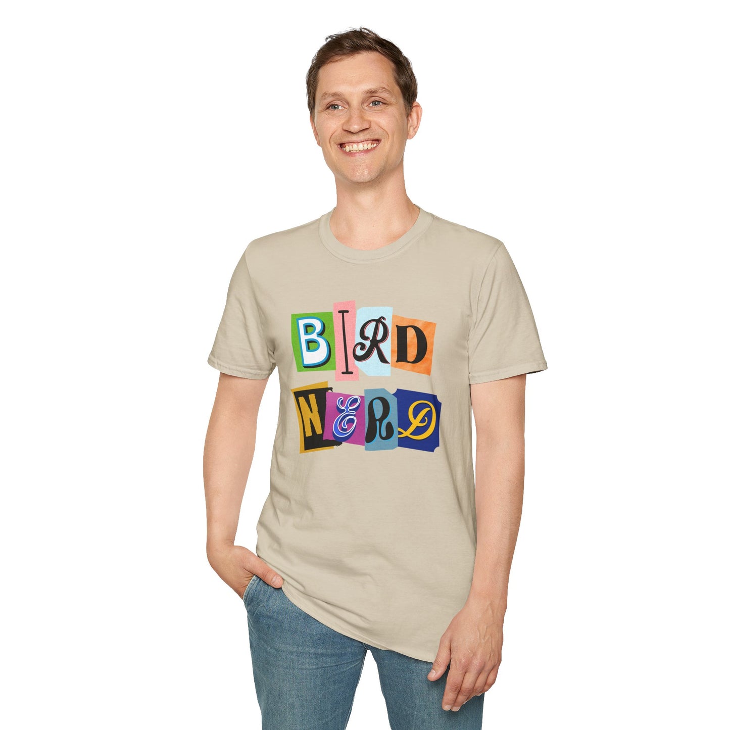 Bird Nerd Unisex Softstyle T-Shirt - Fun & Quirky Tee