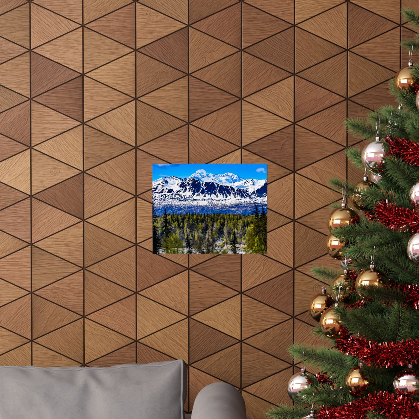Majestic Mountain Matte Horizontal Poster - Scenic Nature Wall Art