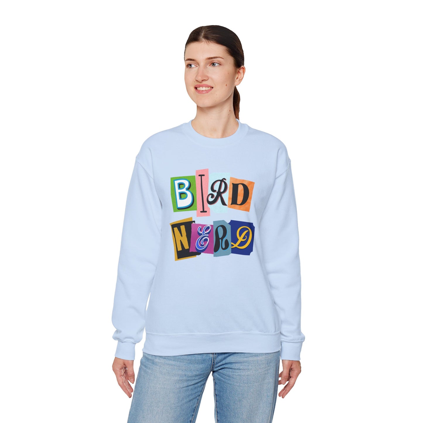 Bird Nerd Crewneck Sweatshirt - Fun Casual Wear for Bird Lovers