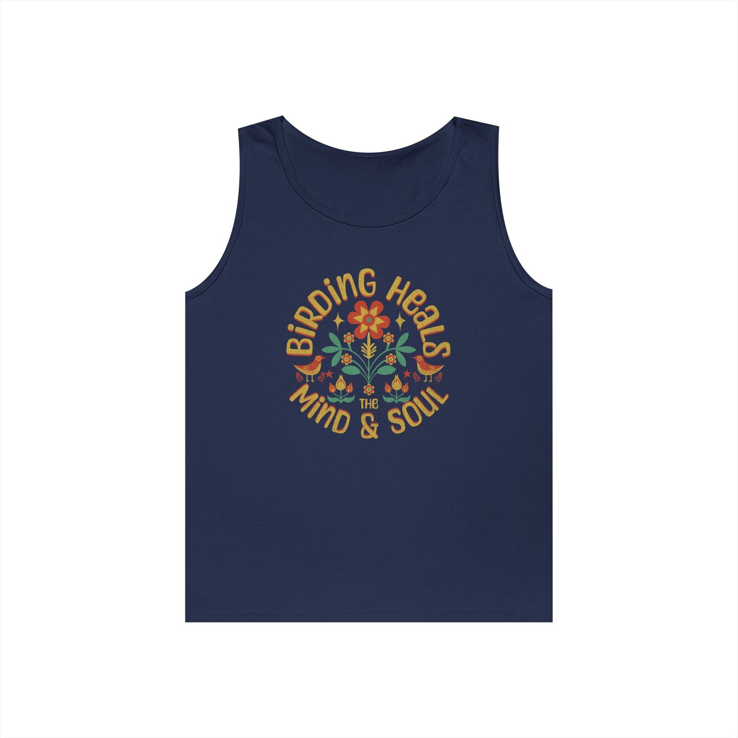 Birding Heals Tank Top, Gift for Bird Lovers