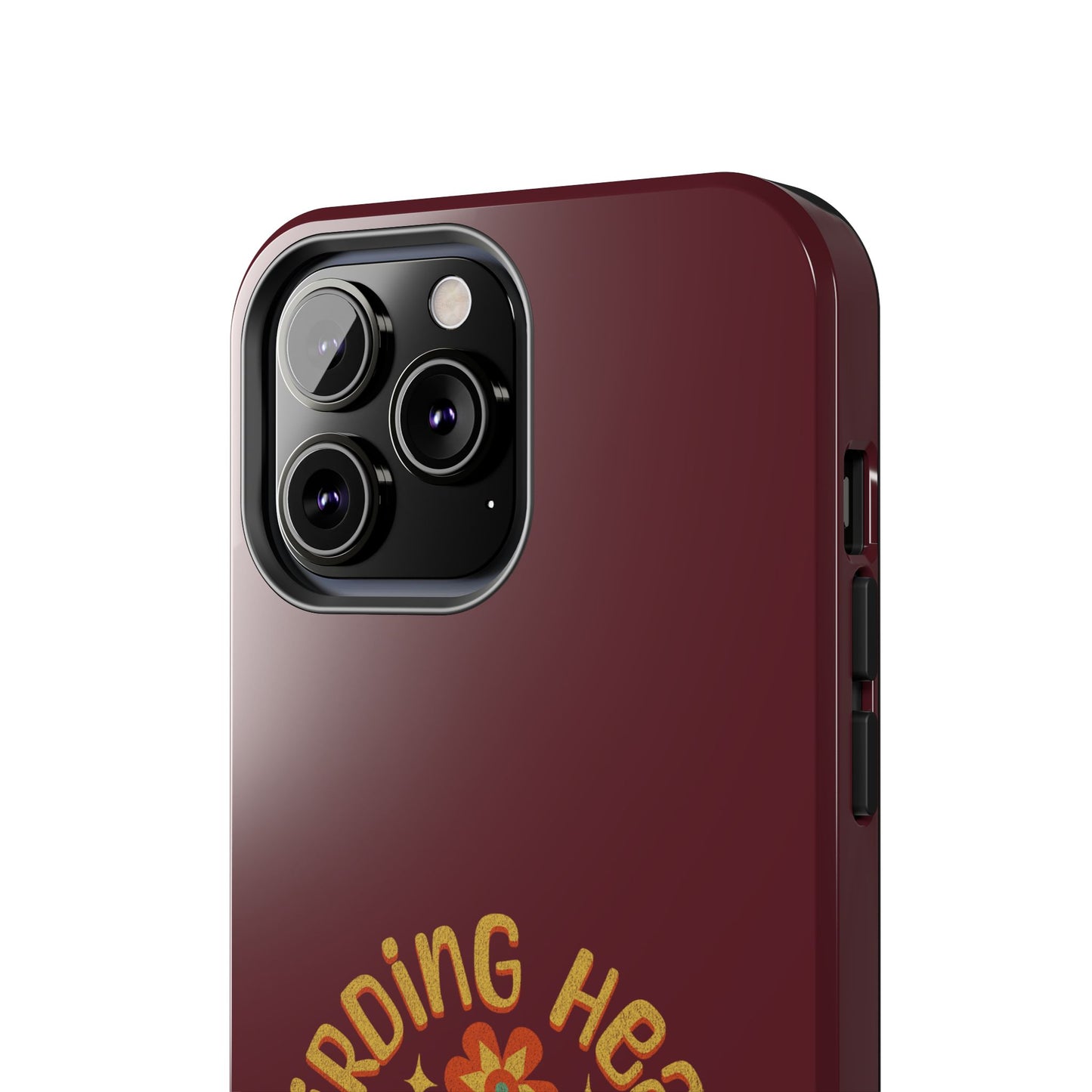 The Nerdy Birder - Birding Heals the Mind & Soul Design, Tough Secure Phone Covers for Bird Lovers, Artistic Gifts for Nature Enthusiasts
