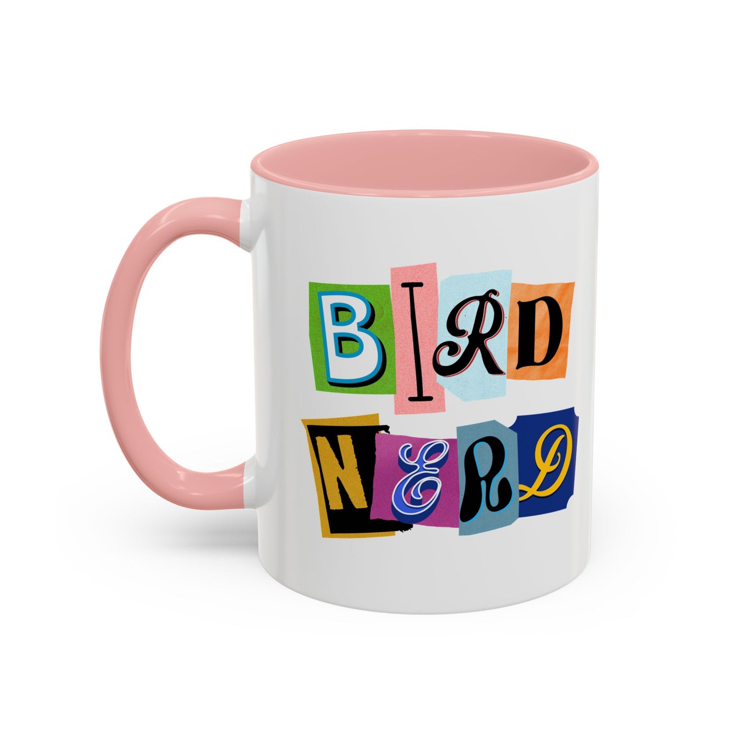 Bird Nerd Accent Coffee Mug - Fun & Quirky Gift for Bird Lovers