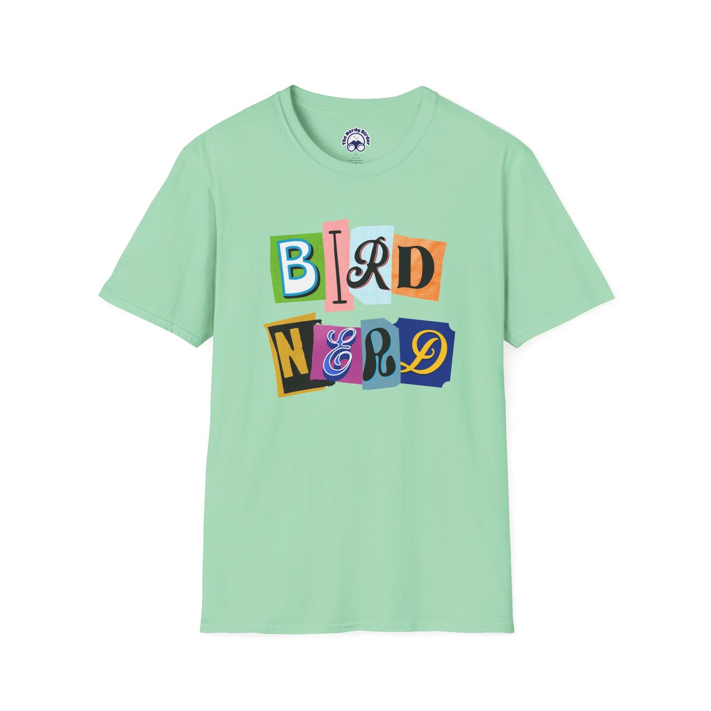 Bird Nerd Unisex Softstyle T-Shirt - Fun & Quirky Tee