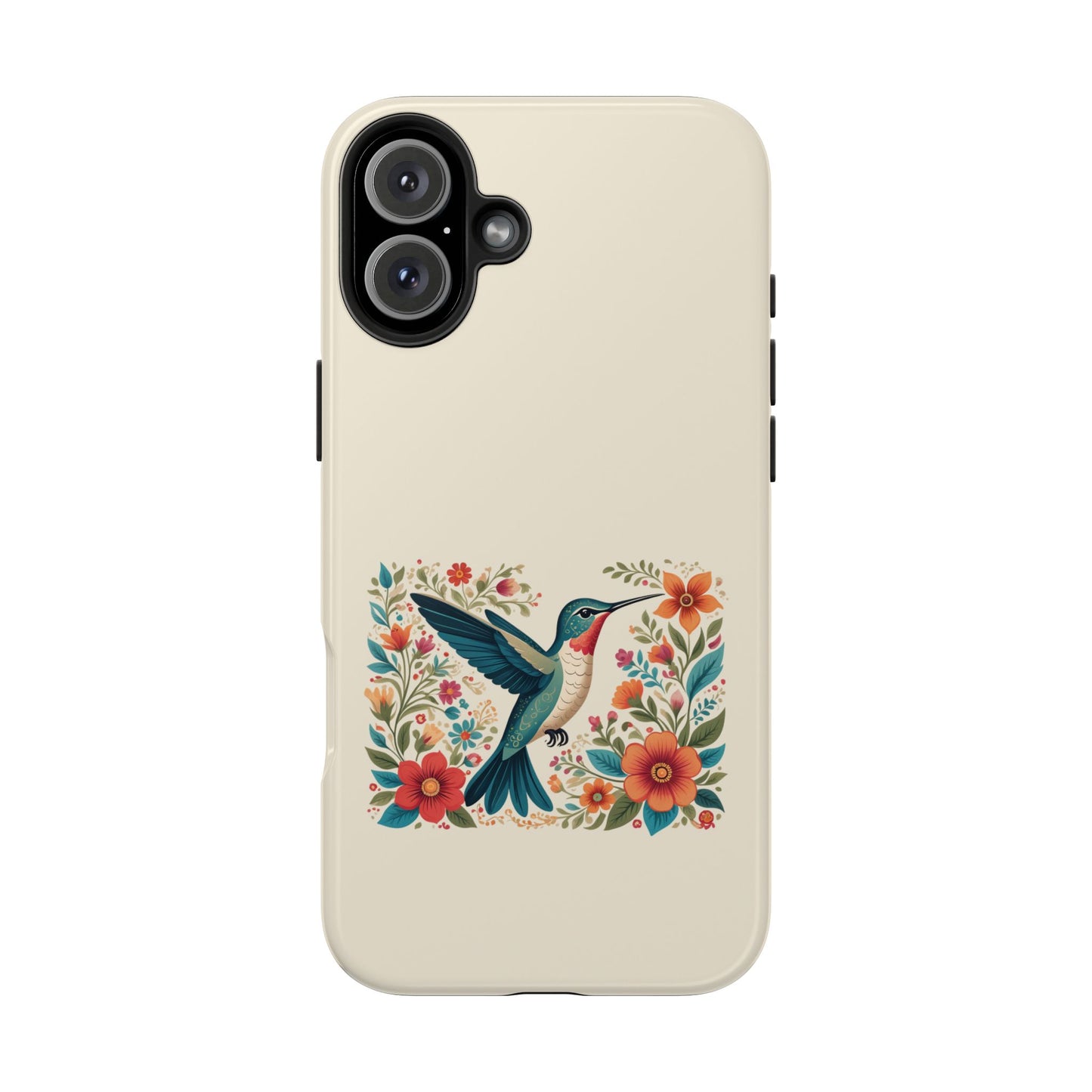 Hummingbird in Bloom Tough Phone Cases