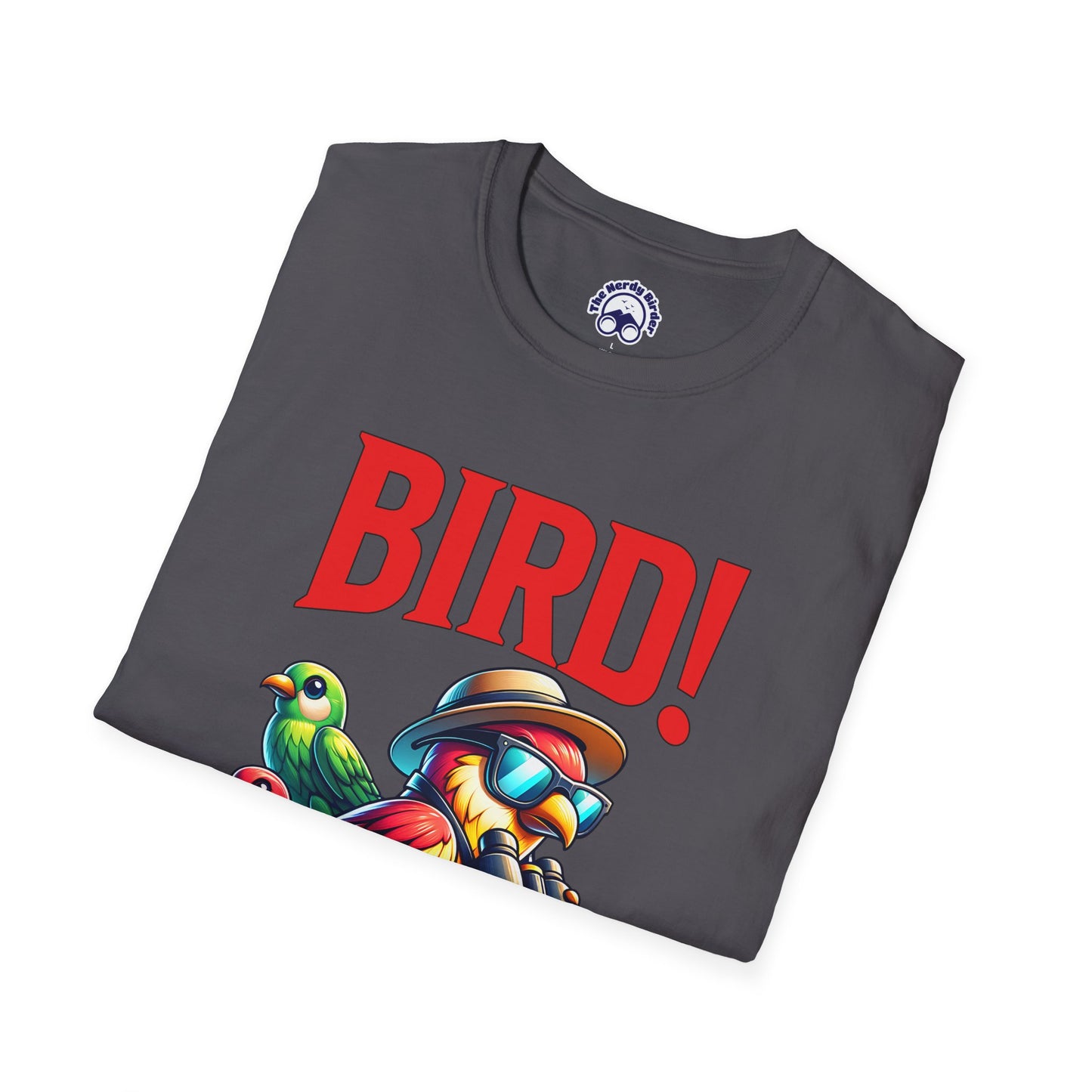 Colorful BIRD! Unisex Softstyle T-Shirt