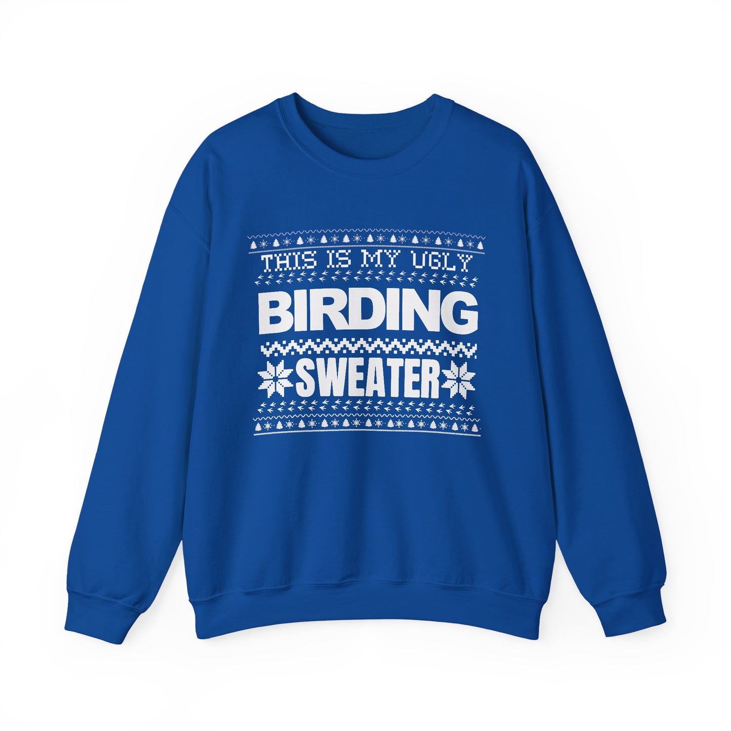 Ugly Birding Sweater - Unisex Heavy Blend Crewneck for Bird Lovers