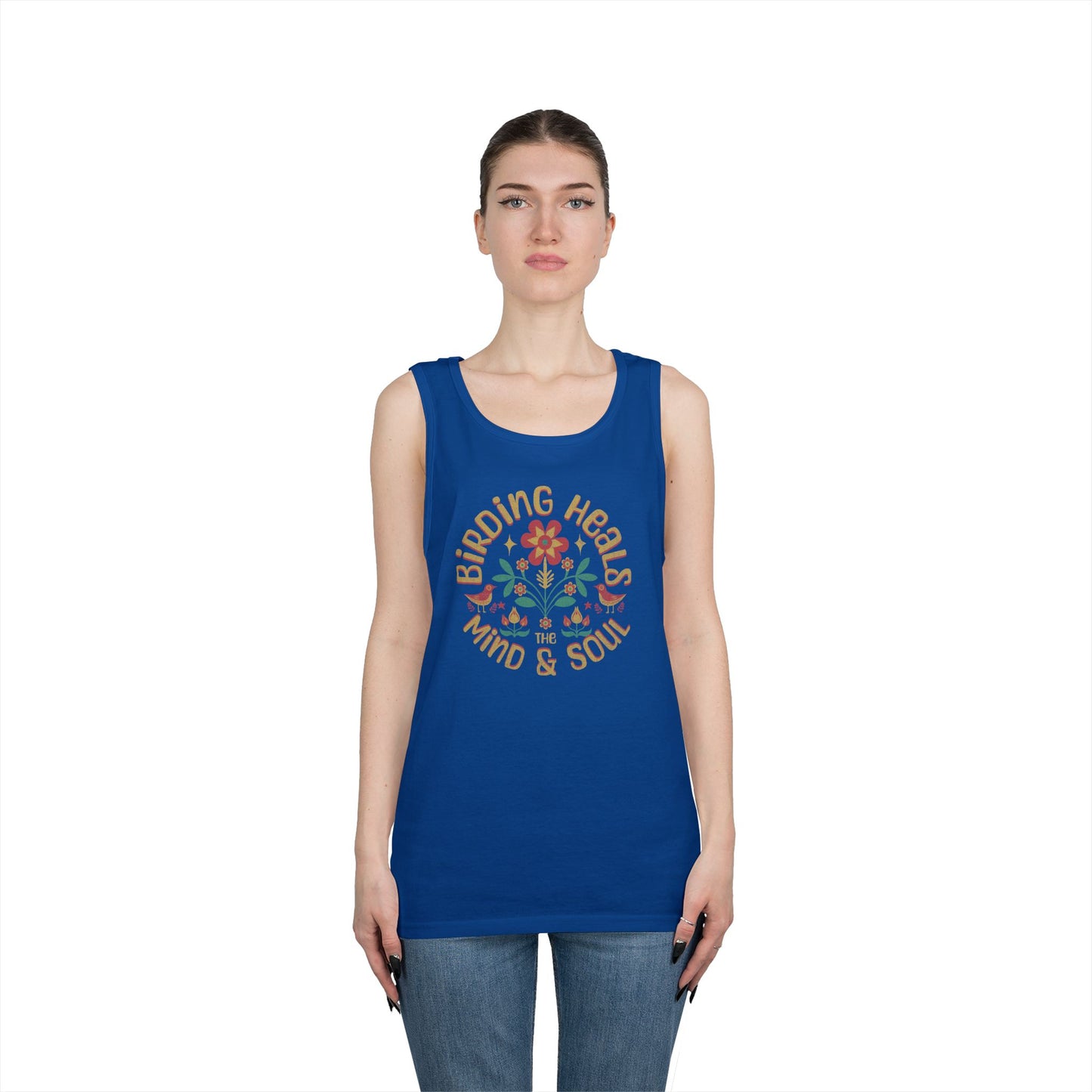 Birding Heals Tank Top, Gift for Bird Lovers