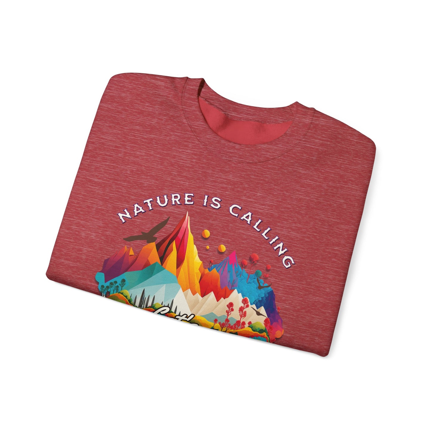 Nature is Calling Birding Sweatshirt | Unisex Heavy Blend™ Crewneck for Outdoor Lovers