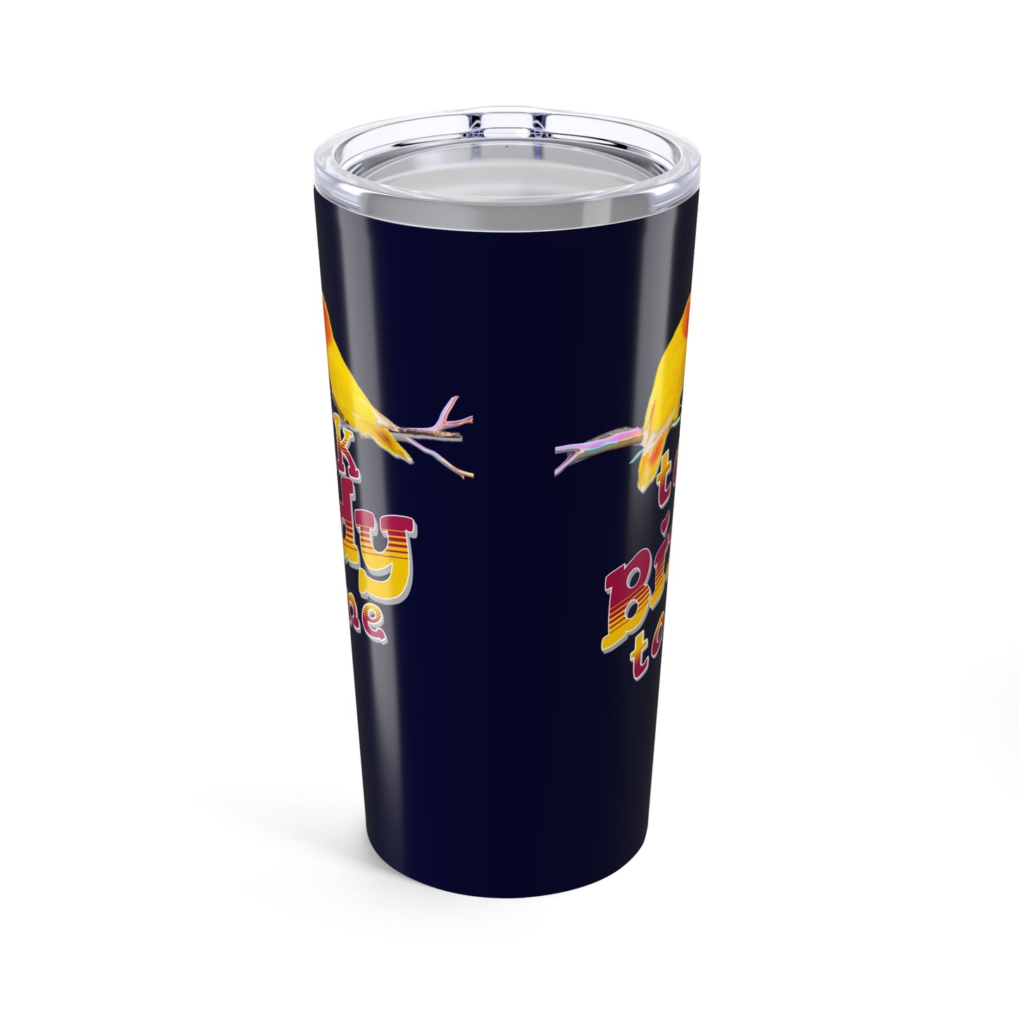 Talk Birdy to Me Navy 20oz Tumbler