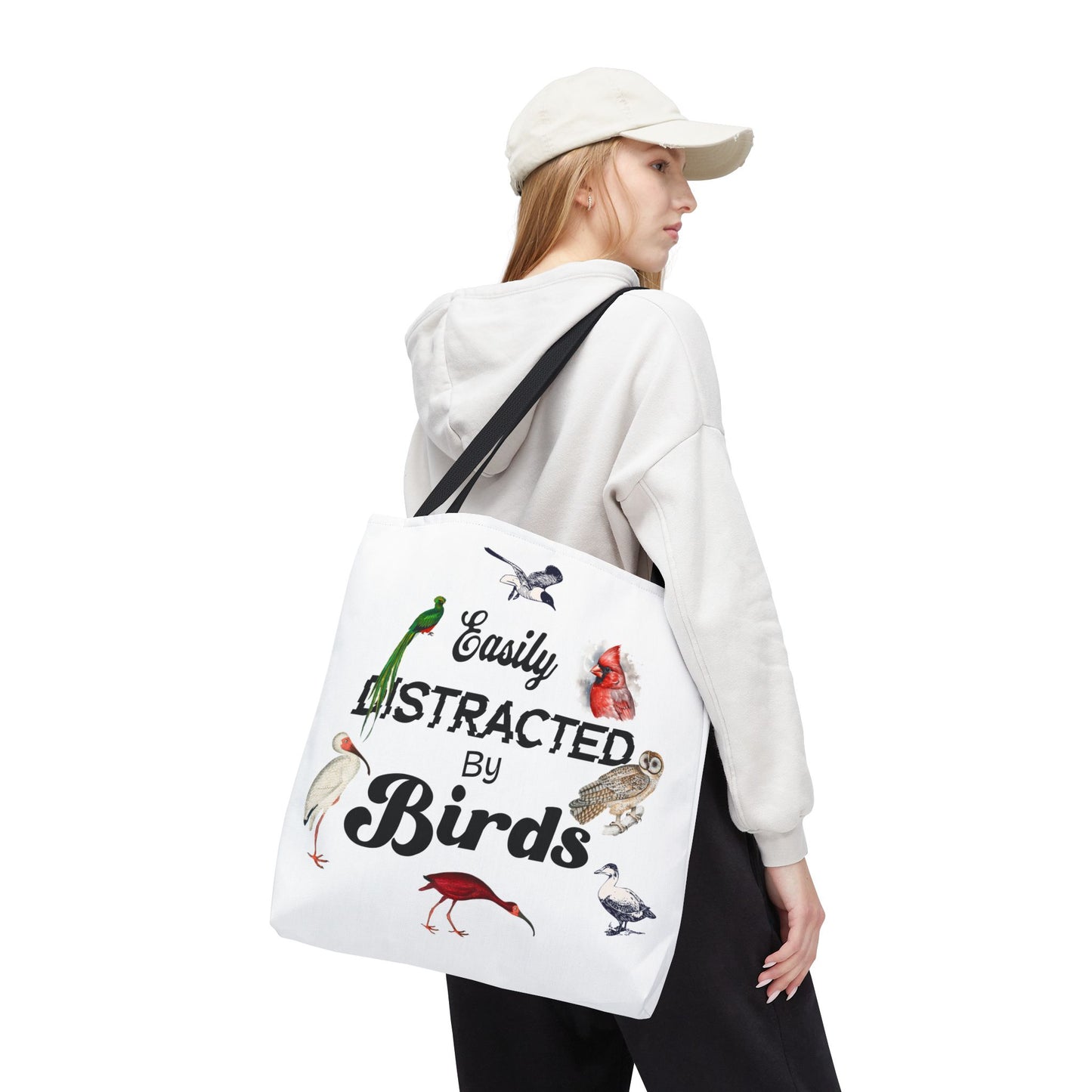 Easily Distracted By Birds Tote Bag – Perfect for Bird Lovers & Nature Enthusiasts