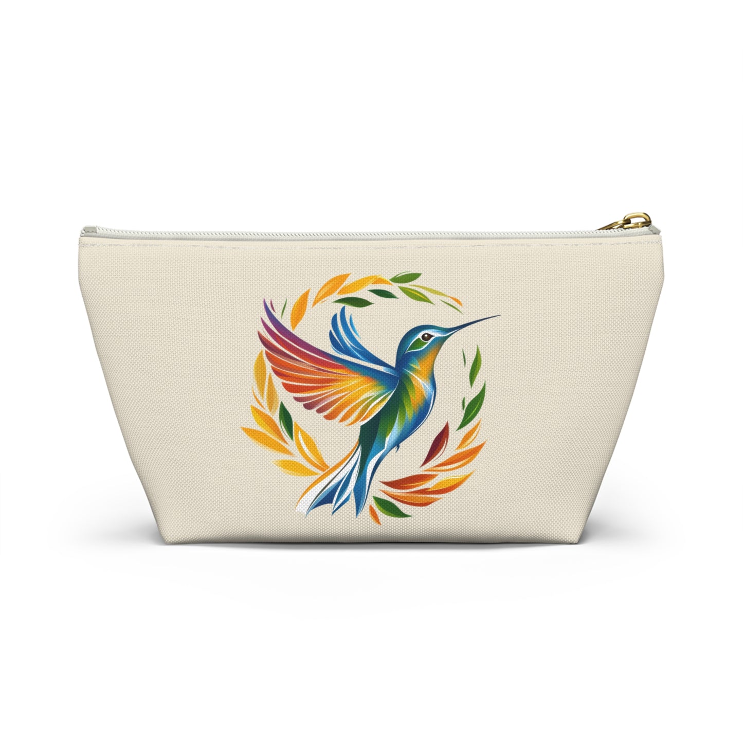 Hummingbird Rainbow Accessory Pouch Natural
