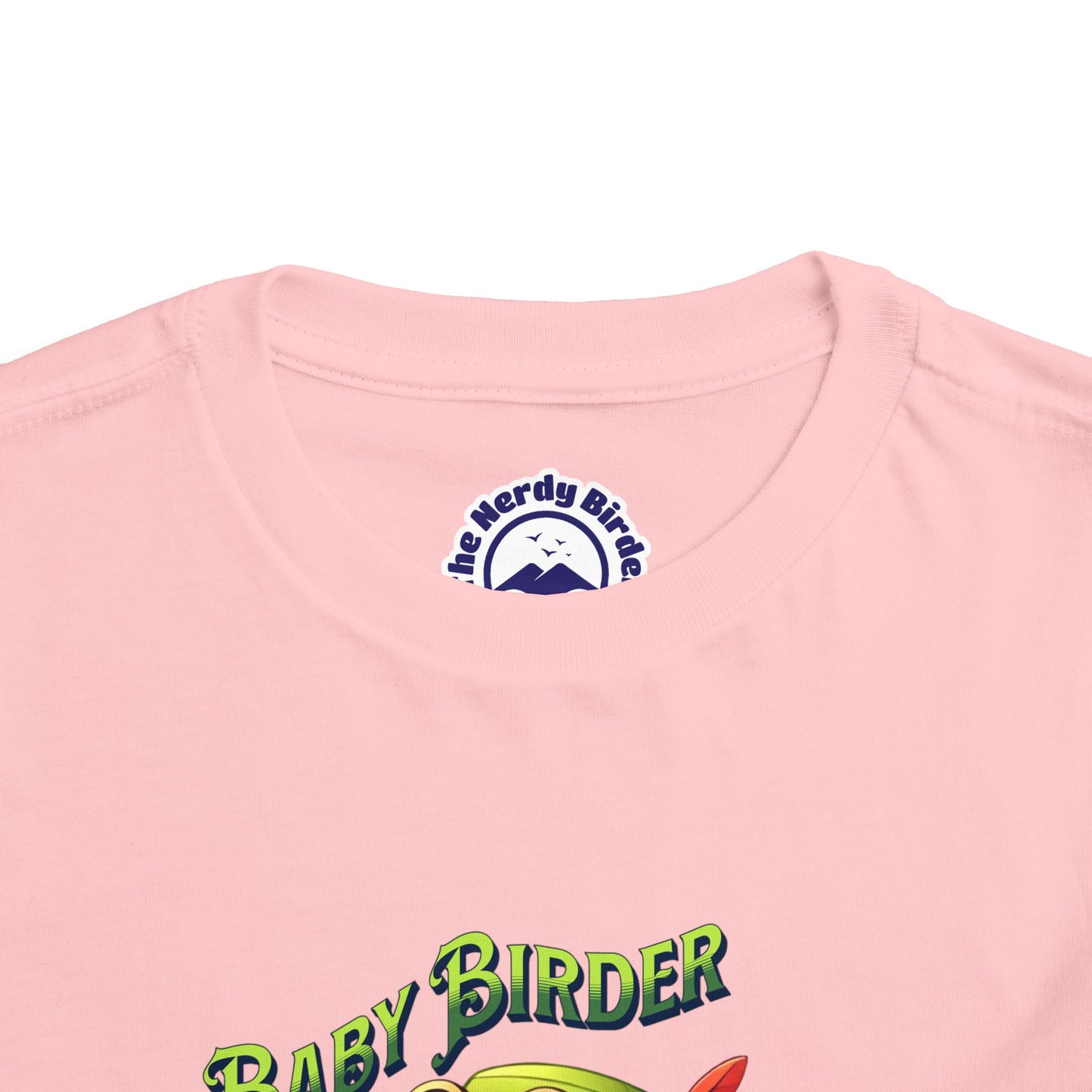 The Nerdy Birder - Cute Toddler T-Shirt with Baby Birder Tee