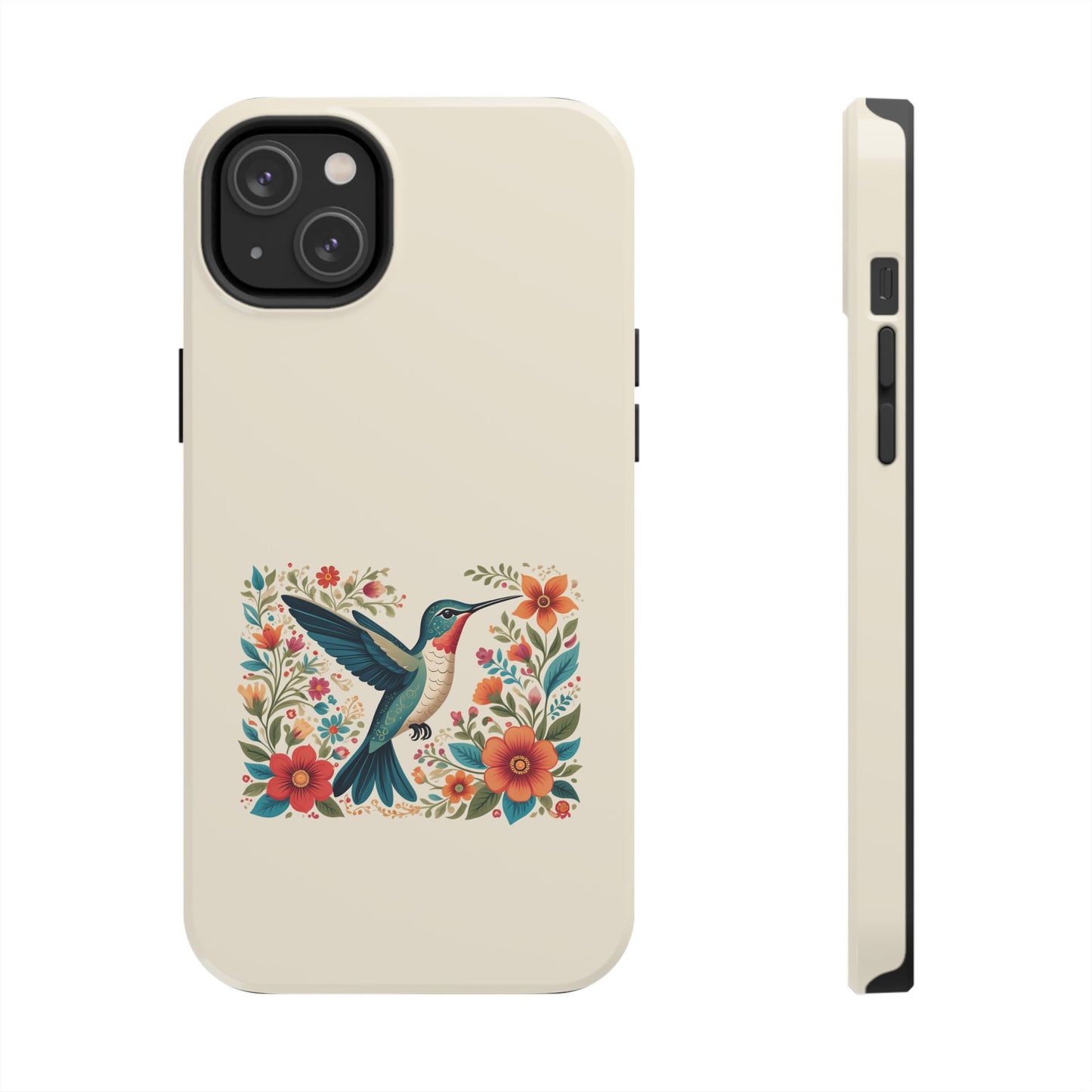 Hummingbird in Bloom Tough Phone Cases