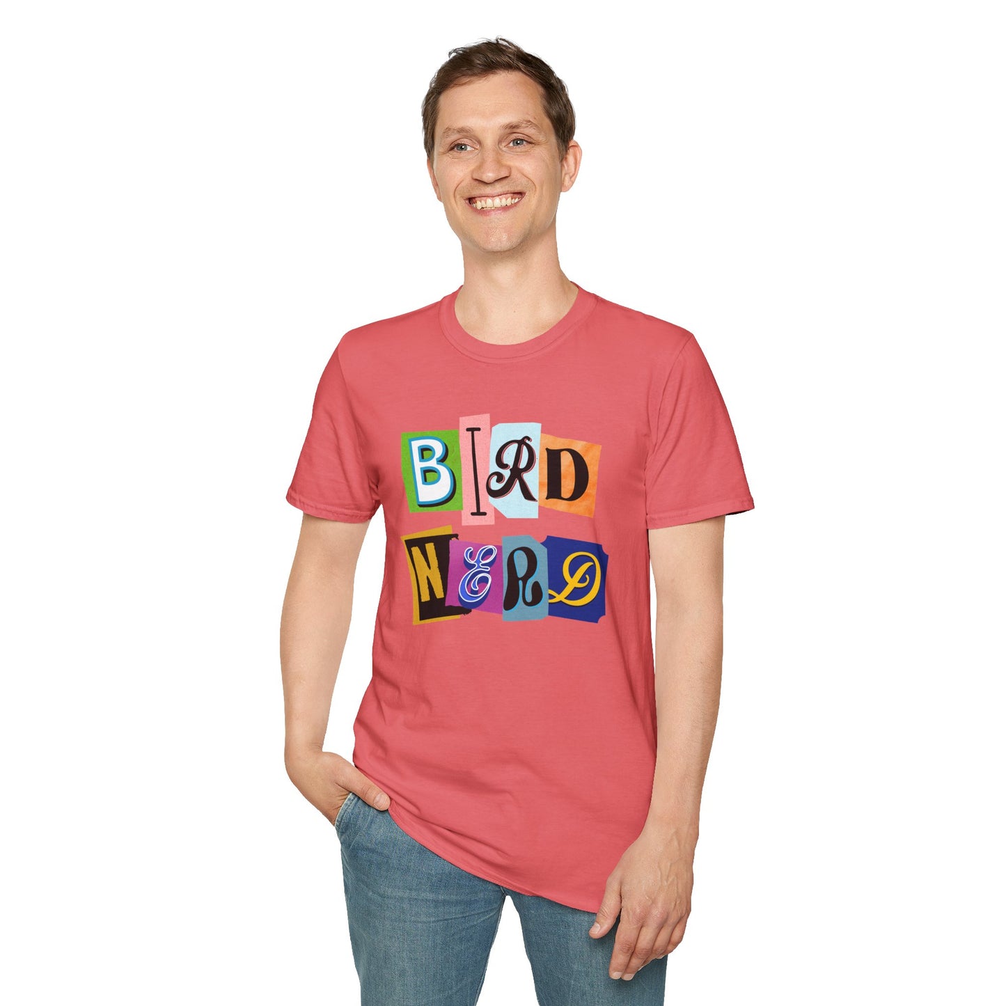 Bird Nerd Unisex Softstyle T-Shirt - Fun & Quirky Tee