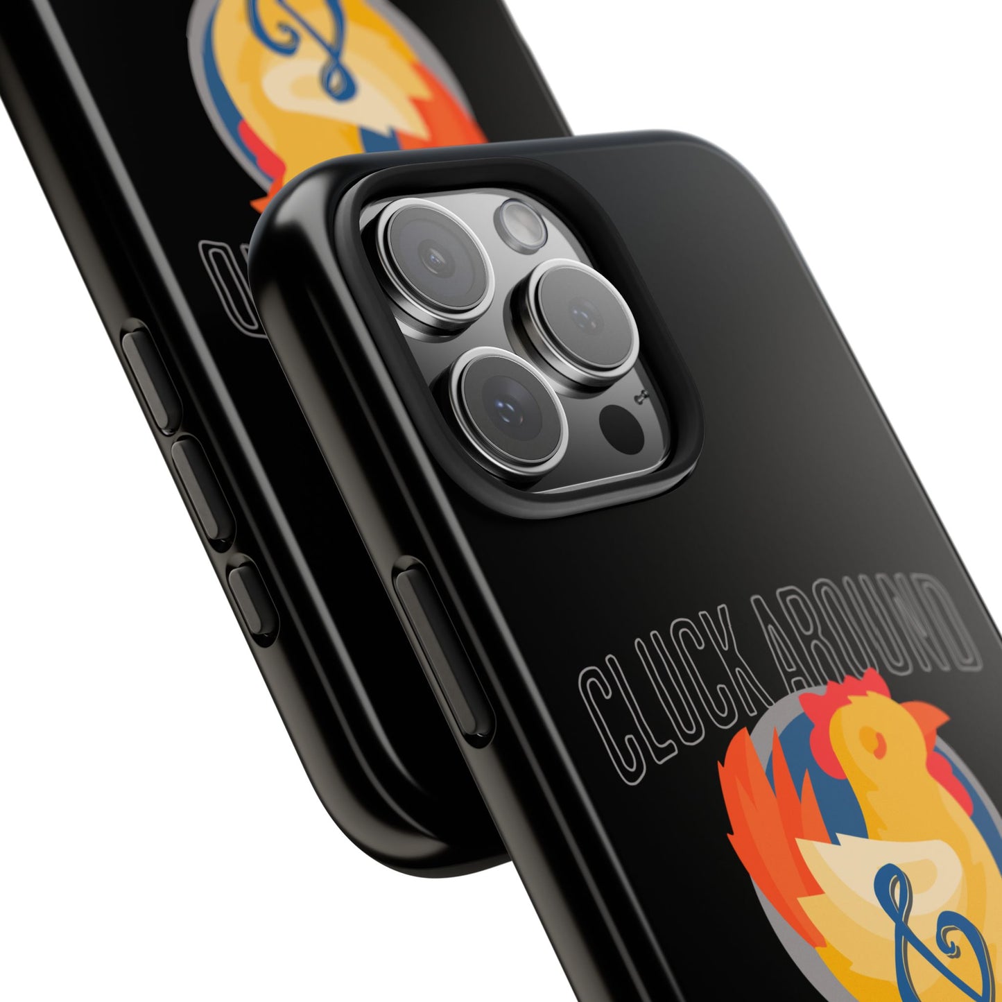 Funny Chicken Tough Phone Case - "Cluck Around & Find Out" - Durable Protection for Animal Lovers