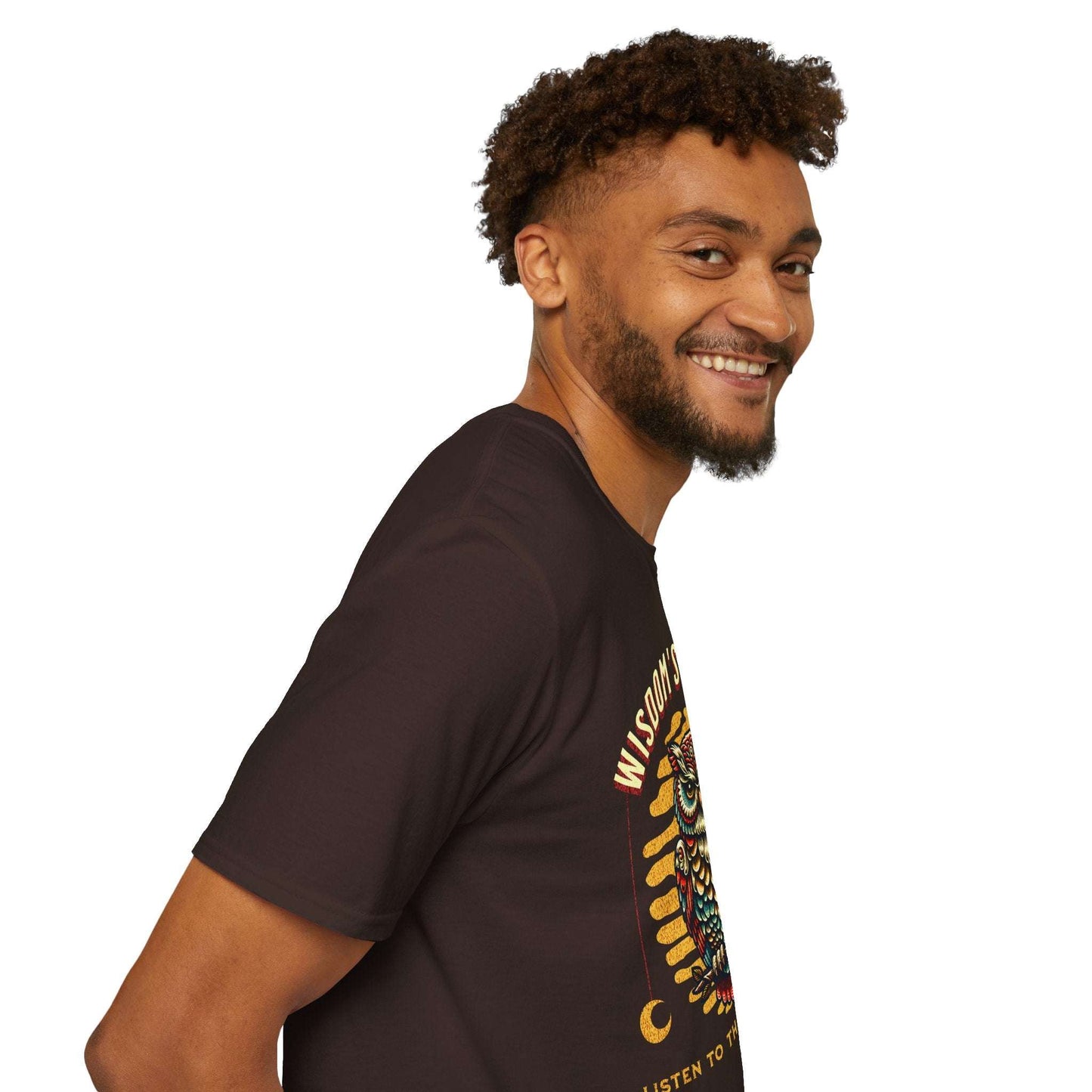 Wisdom's Whisper Unisex Softstyle T-Shirt - Nature Lover's Gift