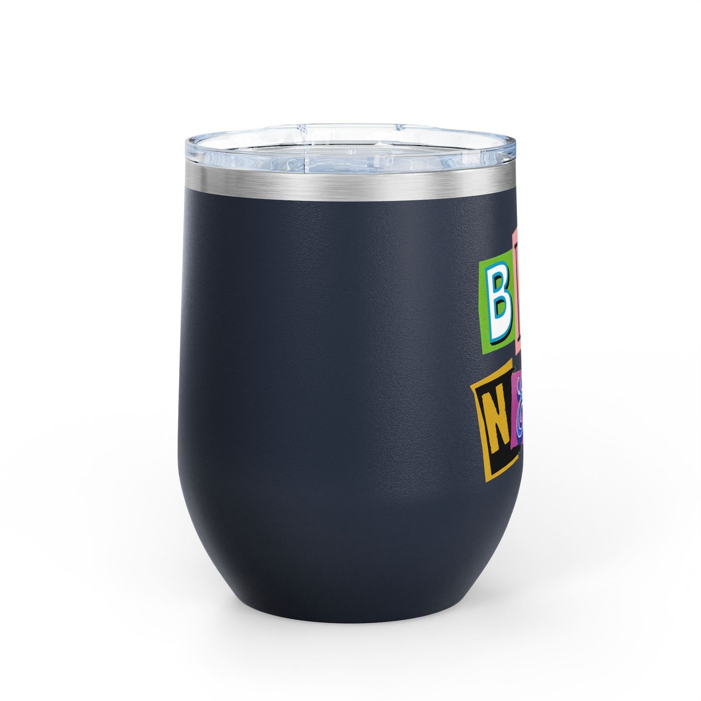 Bird Nerd Wine Tumbler - 12oz Insulated Stainless Steel Cup for Wine Lovers