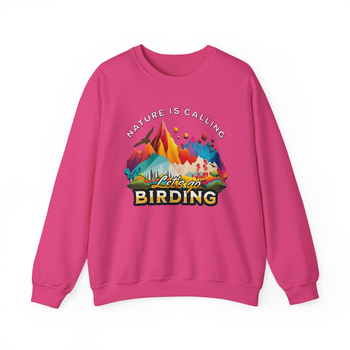 Nature is Calling Birding Sweatshirt | Unisex Heavy Blend™ Crewneck for Outdoor Lovers