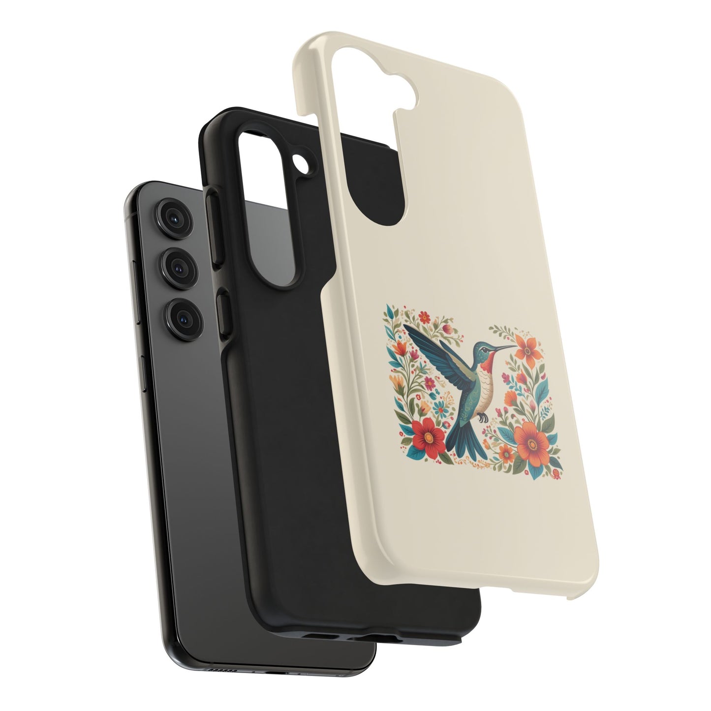 Hummingbird in Bloom Tough Phone Cases