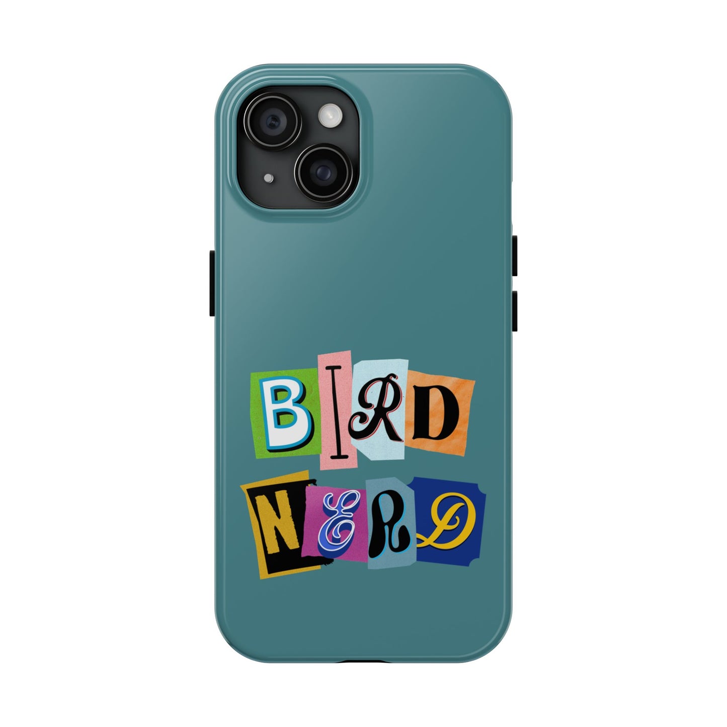 The Nerdy Birder - Bird Nerd Tough Phone Cover for Bird Lovers, Unique Gift for Wildlife Enthusiasts