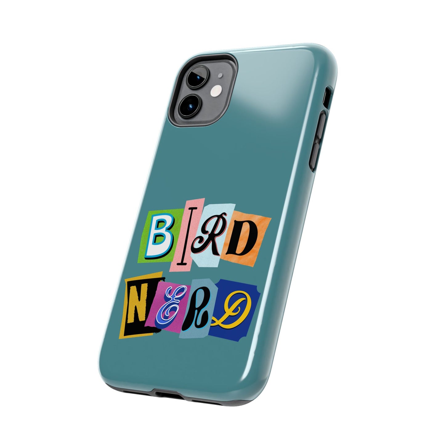The Nerdy Birder - Bird Nerd Tough Phone Cover for Bird Lovers, Unique Gift for Wildlife Enthusiasts