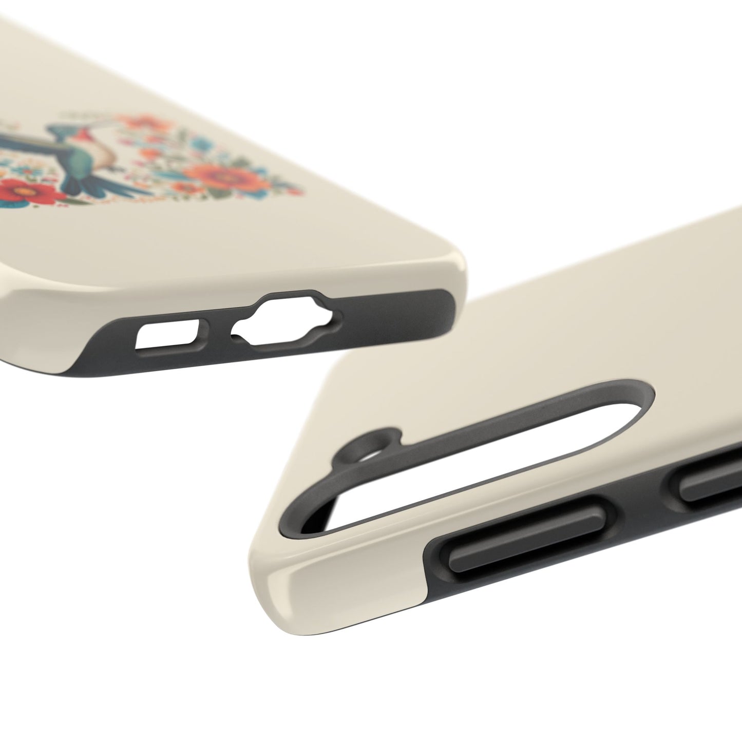 Hummingbird in Bloom Tough Phone Cases