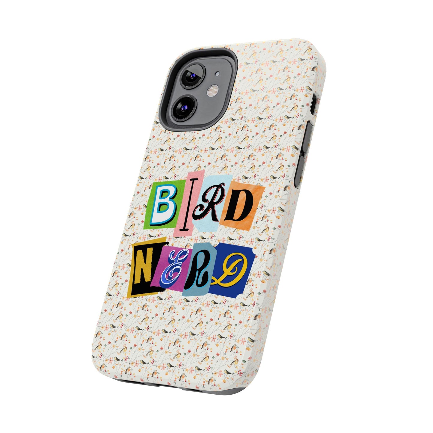 Bird Nerd Tough Phone Case - Fun & Colorful Design for Bird Lovers