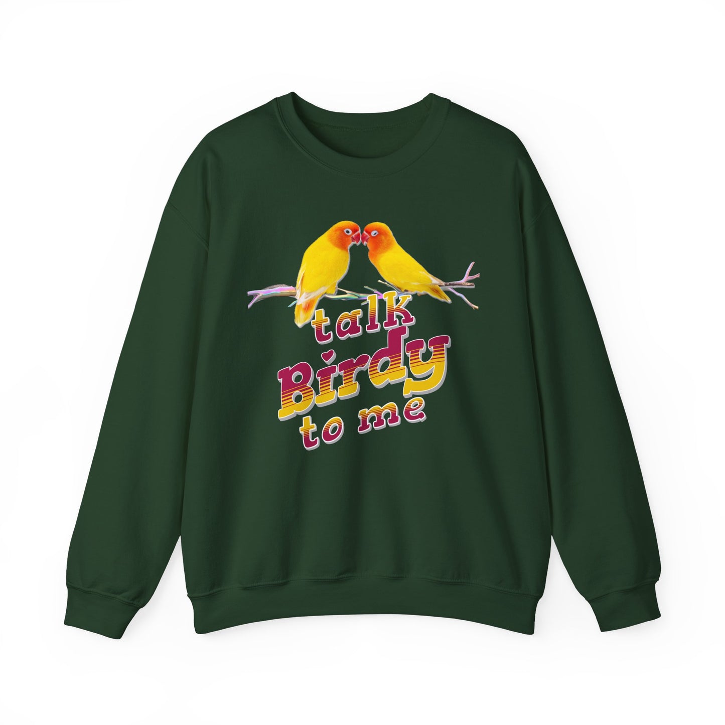 Talk Birdy to Me Unisex Heavy Blend Crewneck Sweatshirt