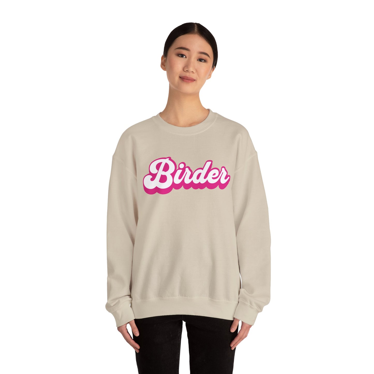 Birder Unisex Heavy Blend™ Crewneck Sweatshirt - Cozy Gift for Birdwatchers